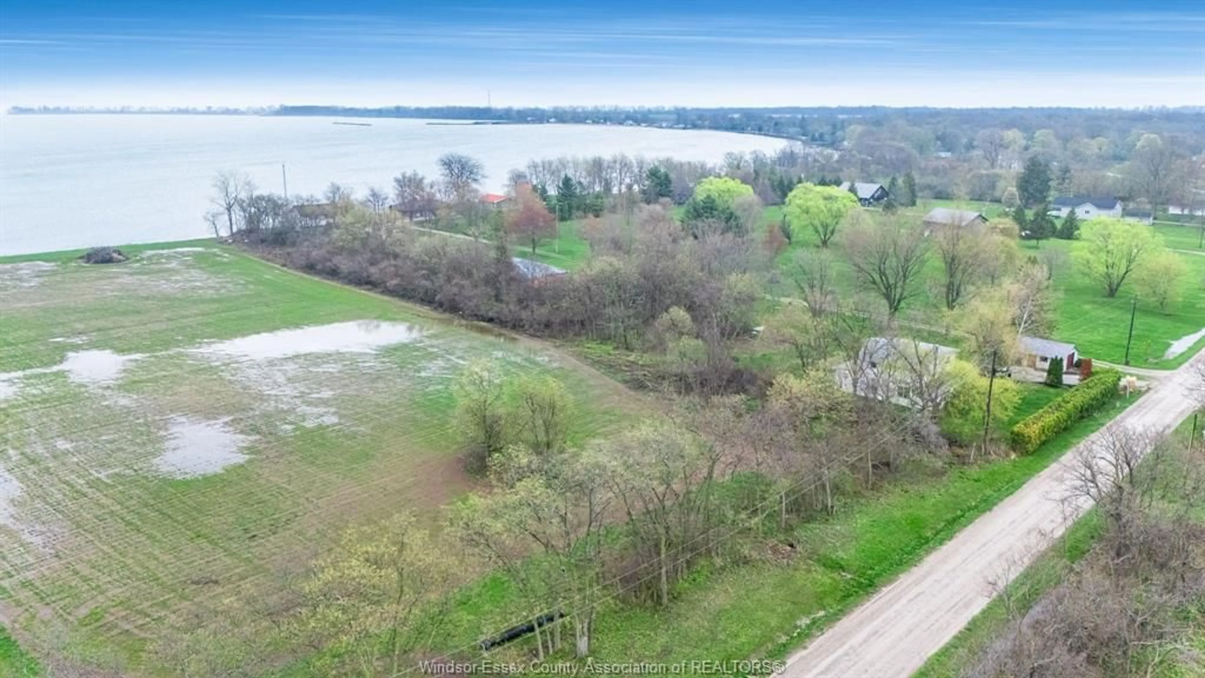 A pic from outside/outdoor area/front of a property/back of a property/a pic from drone, water/lake/river/ocean view for 107 Sheridan Point Rd, Pelee Island Ontario N0R 1M0