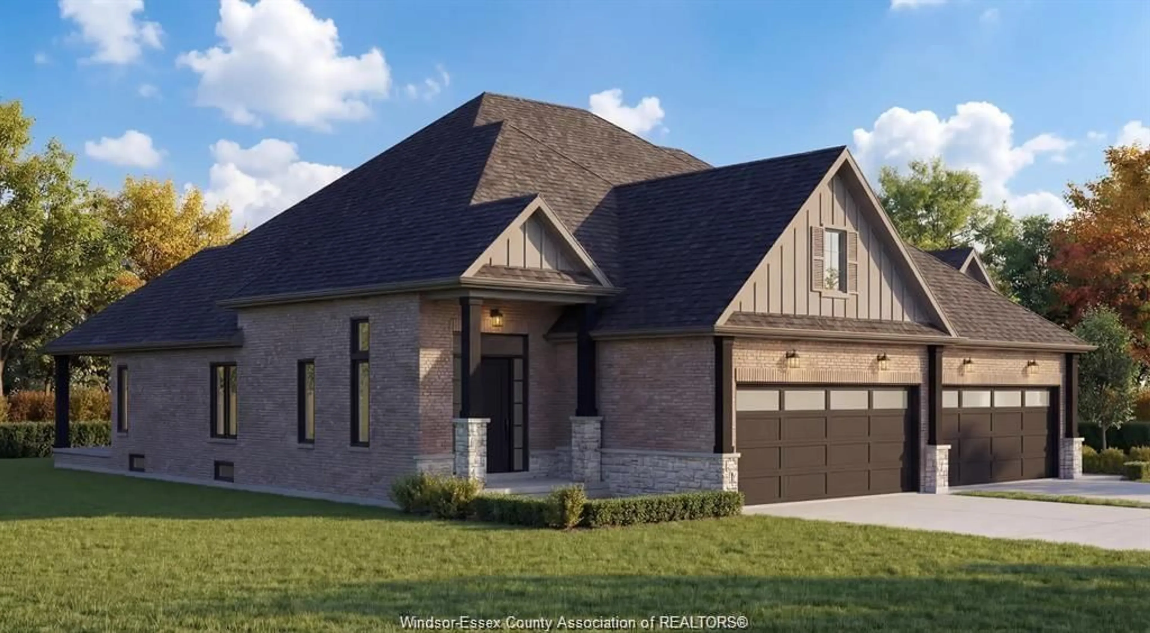 Home with brick exterior material, street for LOT 1 FIELDS, LaSalle Ontario N9J 3S6