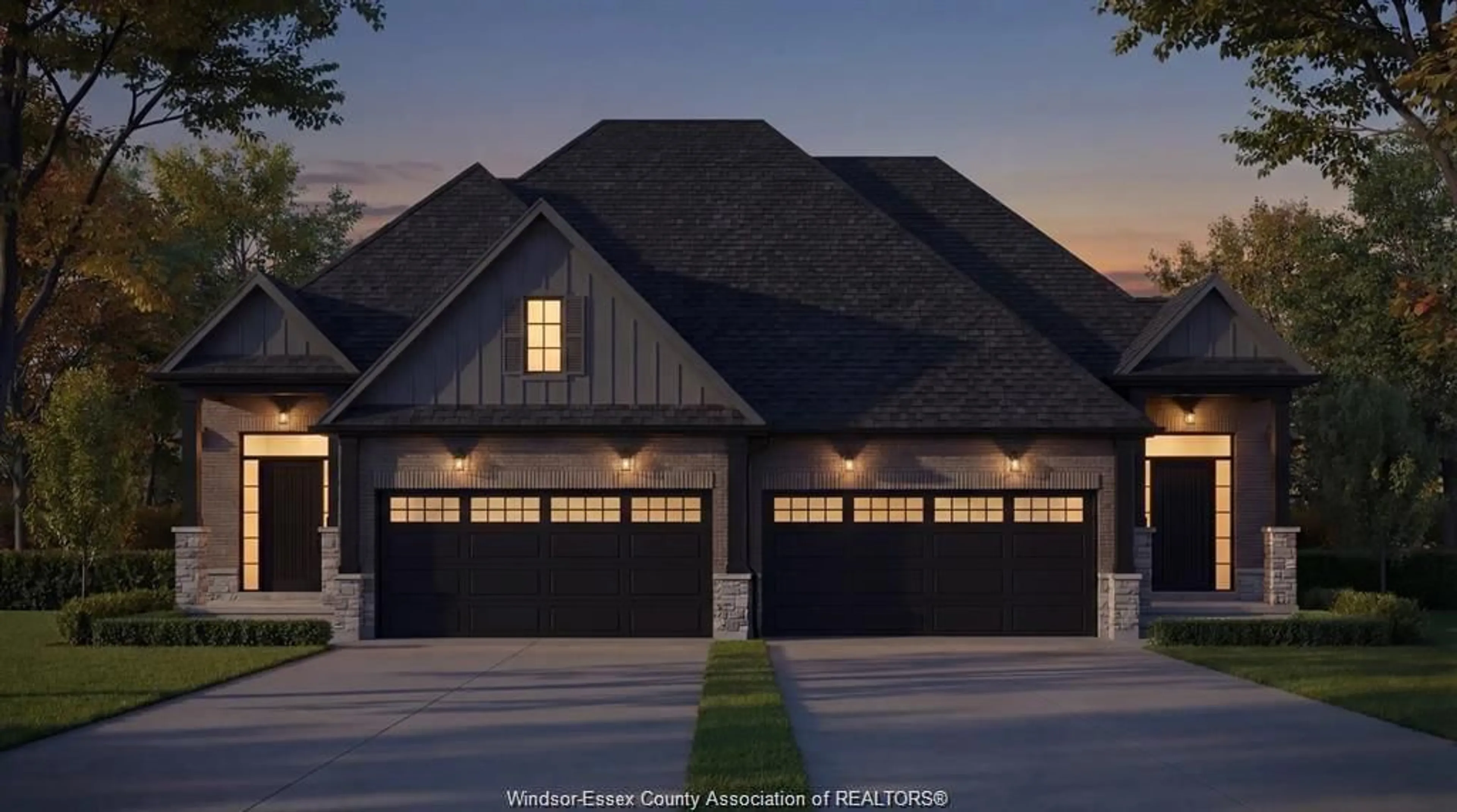 Indoor garage for LOT 5 FIELDS, LaSalle Ontario N9J 3S6