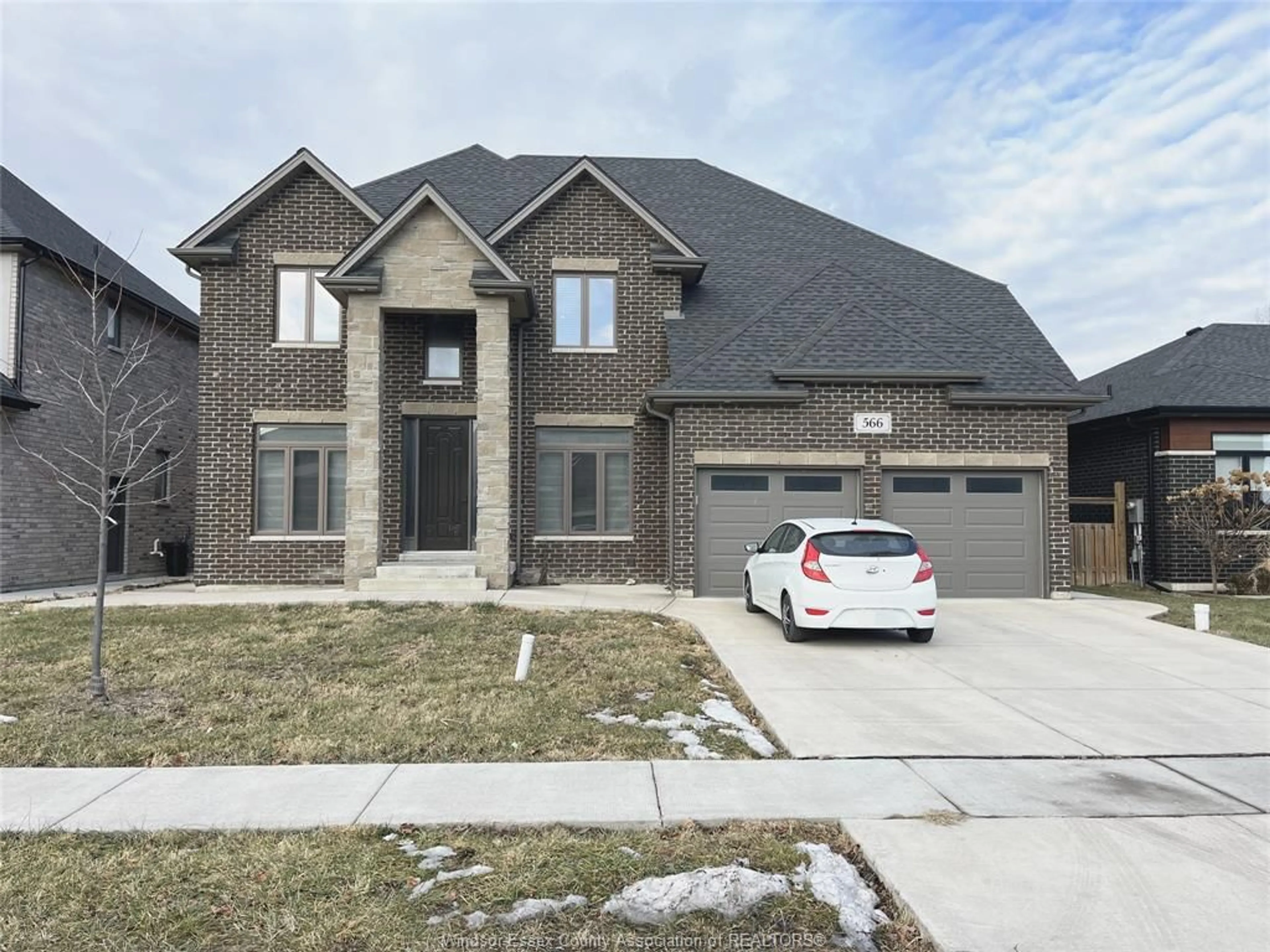 Home with brick exterior material, street for 566 MAGUIRE St, Windsor Ontario N9E 0A6