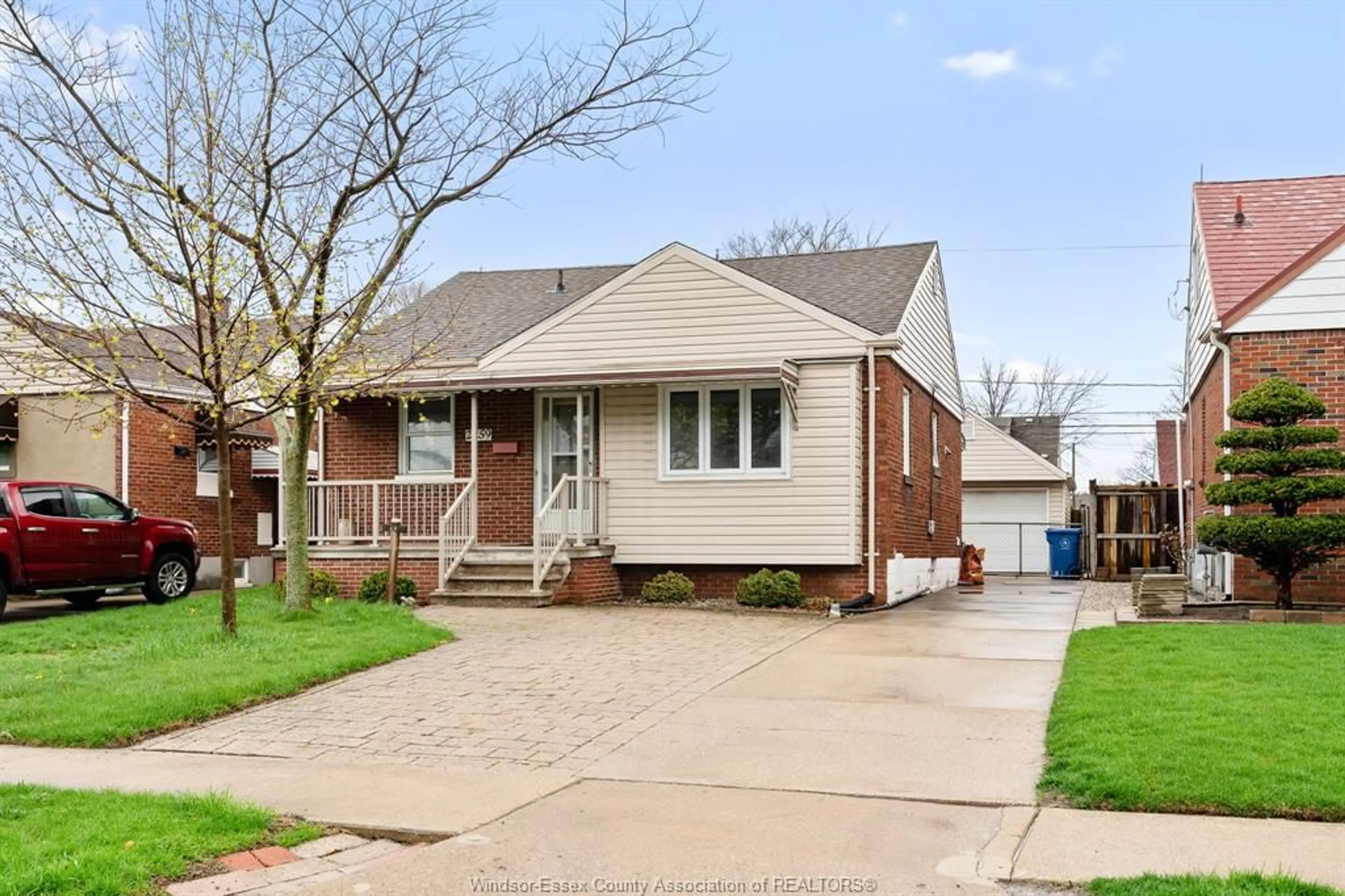 Home with brick exterior material, street for 2259 Parkwood Ave, Windsor Ontario N8W 2K1