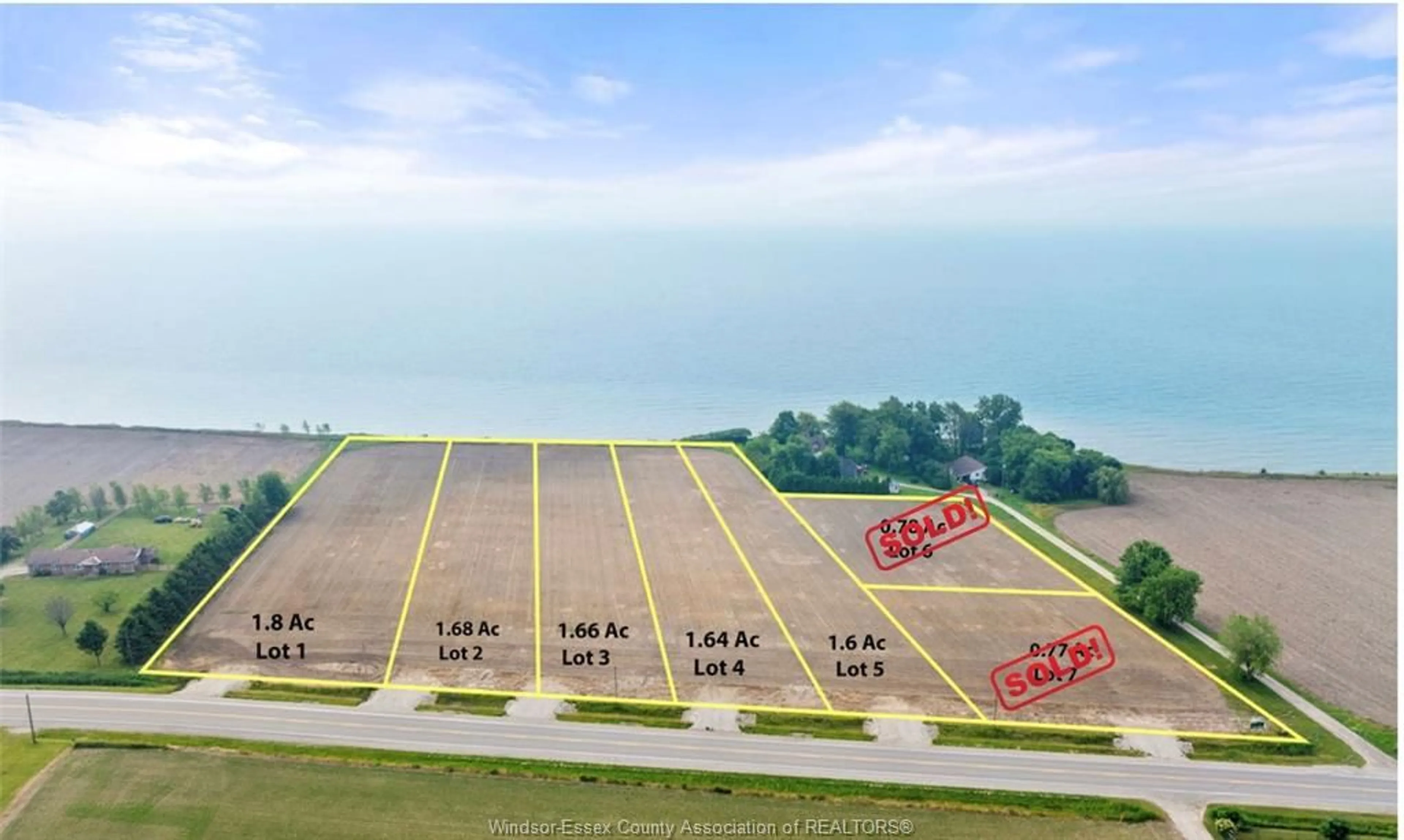 A pic from outside/outdoor area/front of a property/back of a property/a pic from drone, water/lake/river/ocean view for 2332 TALBOT Trail, Wheatley Ontario N0P 2P0