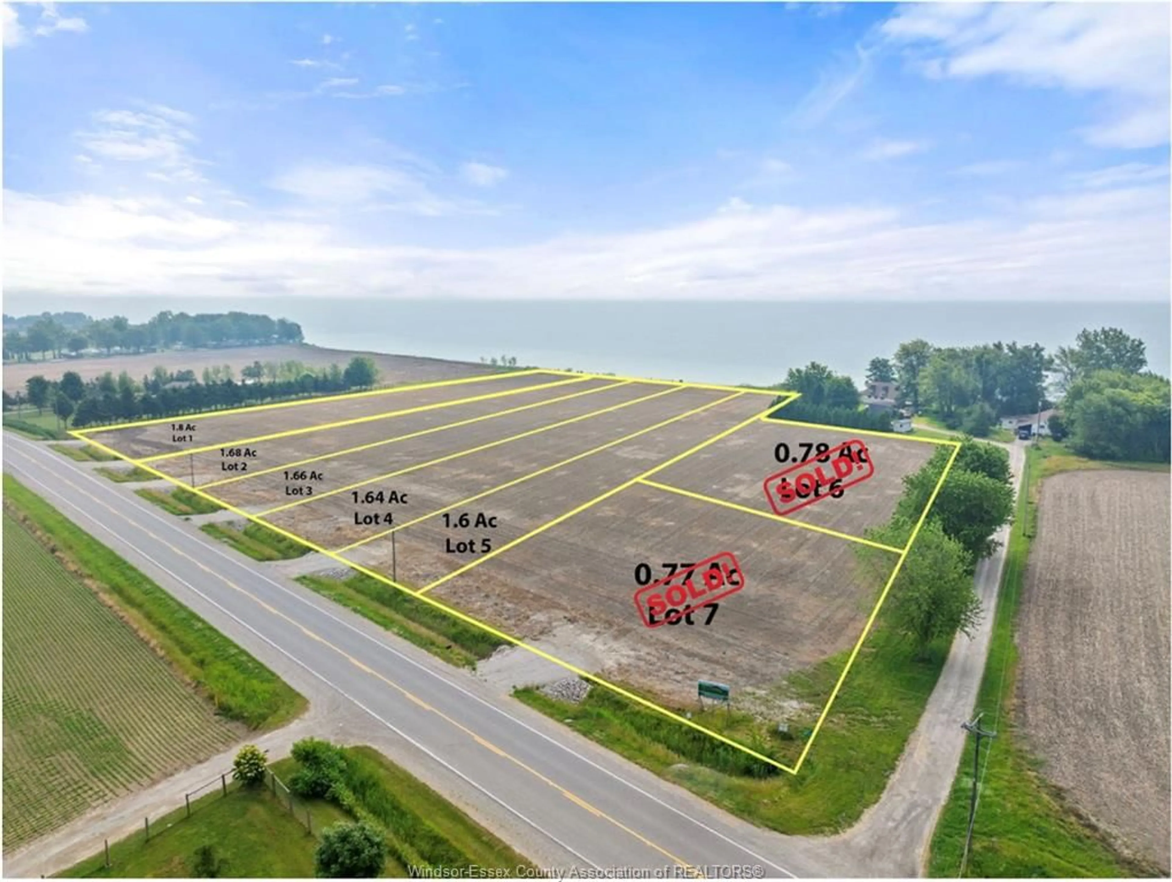 A pic from outside/outdoor area/front of a property/back of a property/a pic from drone, water/lake/river/ocean view for 2332 TALBOT Trail, Wheatley Ontario N0P 2P0