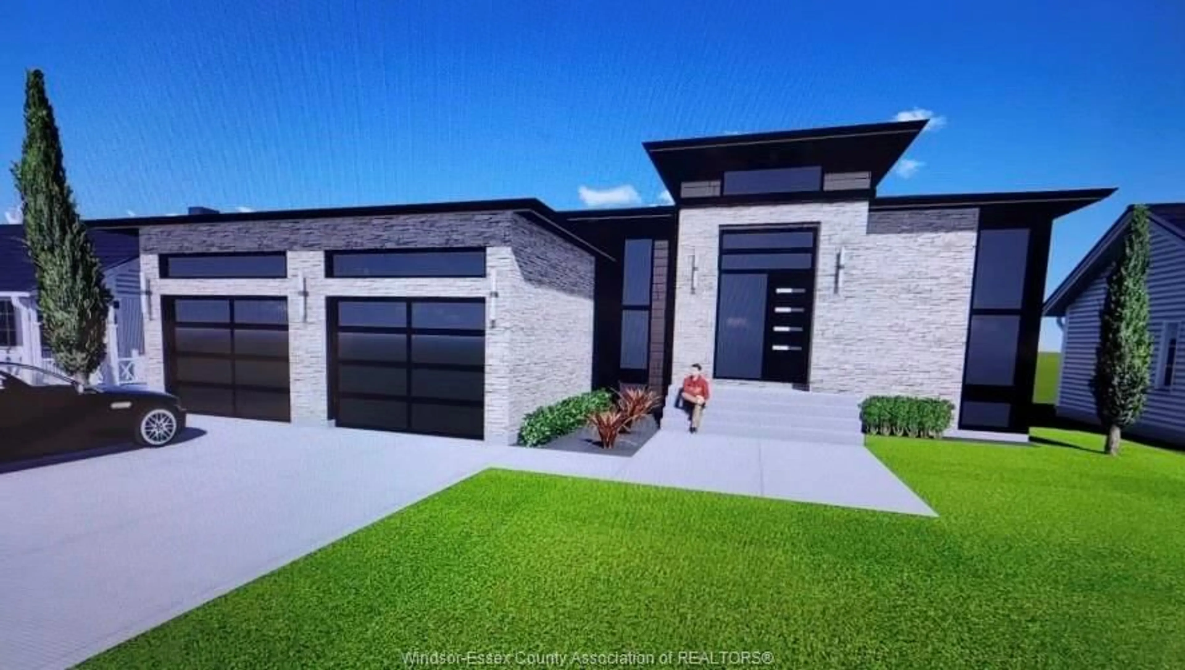 Home with brick exterior material, street for 1900 SERENITY Lane, Kingsville Ontario N9Y 0G6
