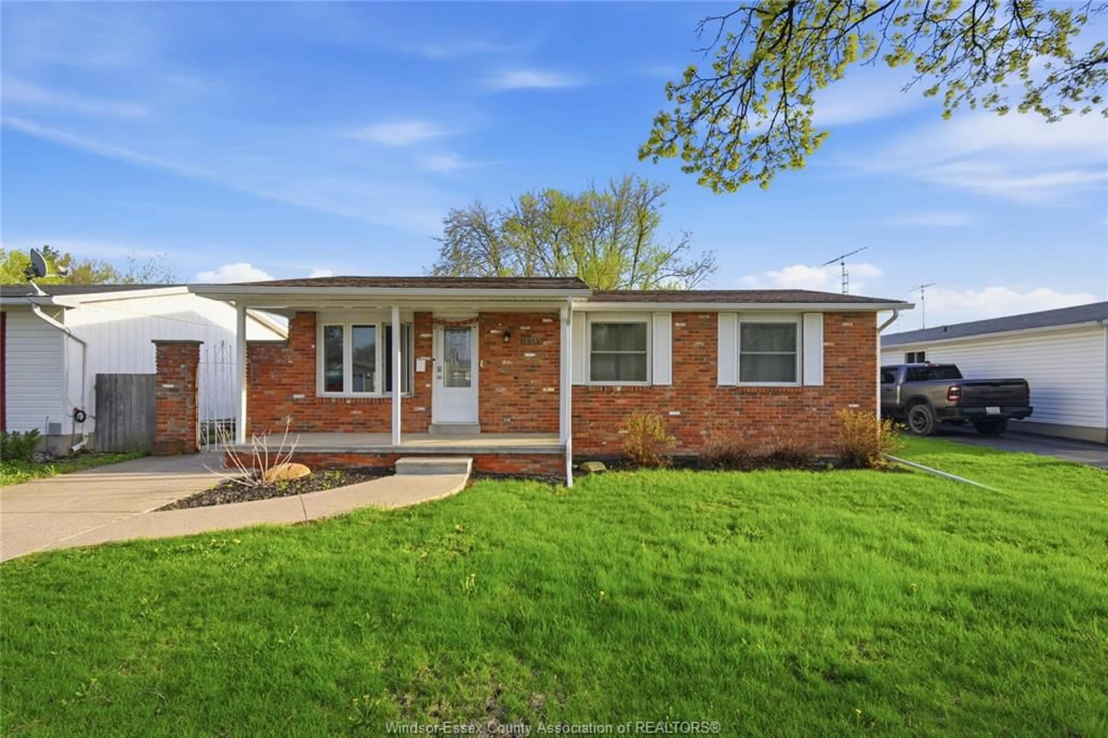 Home with brick exterior material, street for 10395 CALEDON Crt, Windsor Ontario N8R 1C7