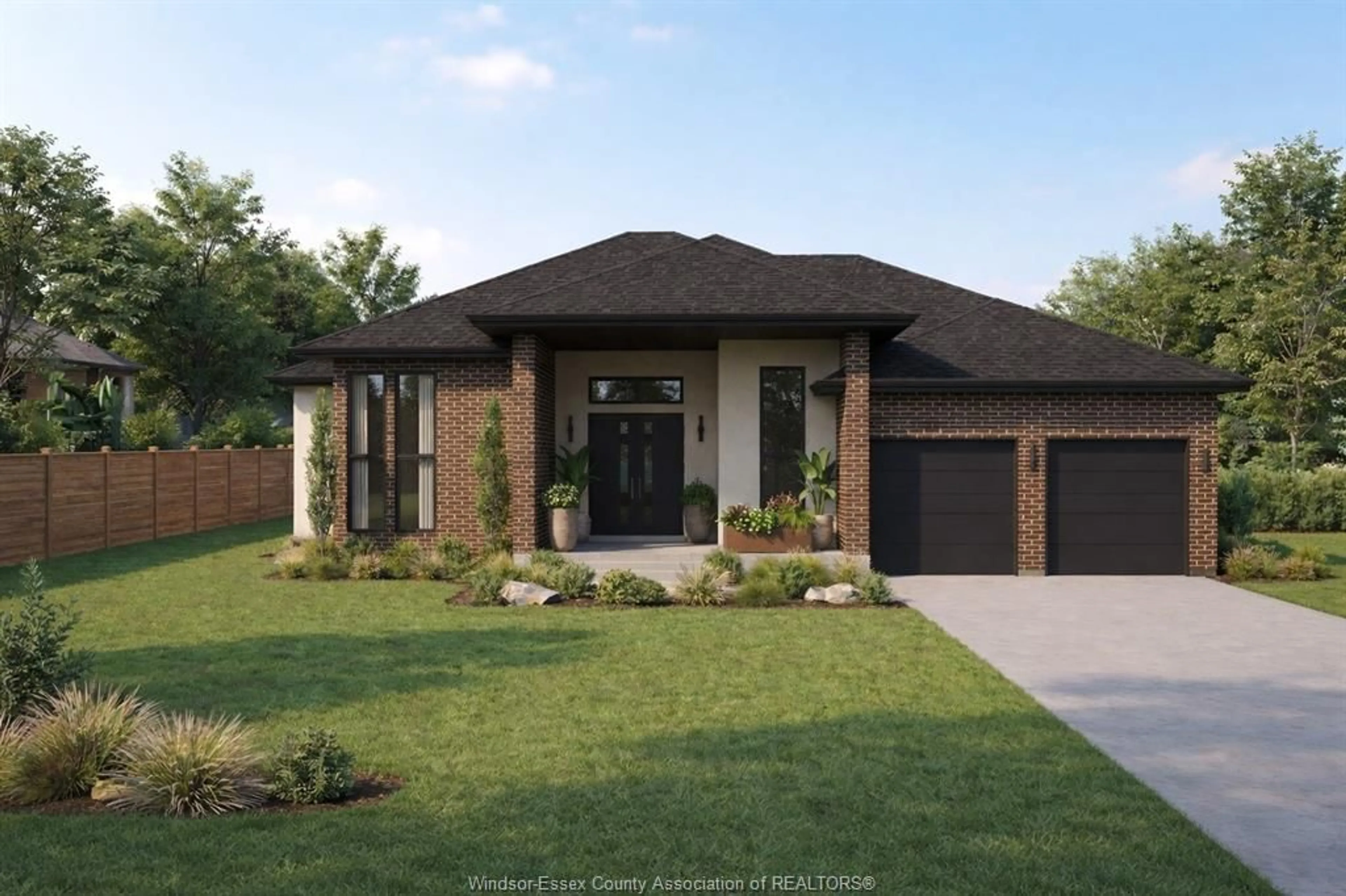 Home with brick exterior material, street for 1900 SERENITY Lane, Kingsville Ontario N9Y 0G6