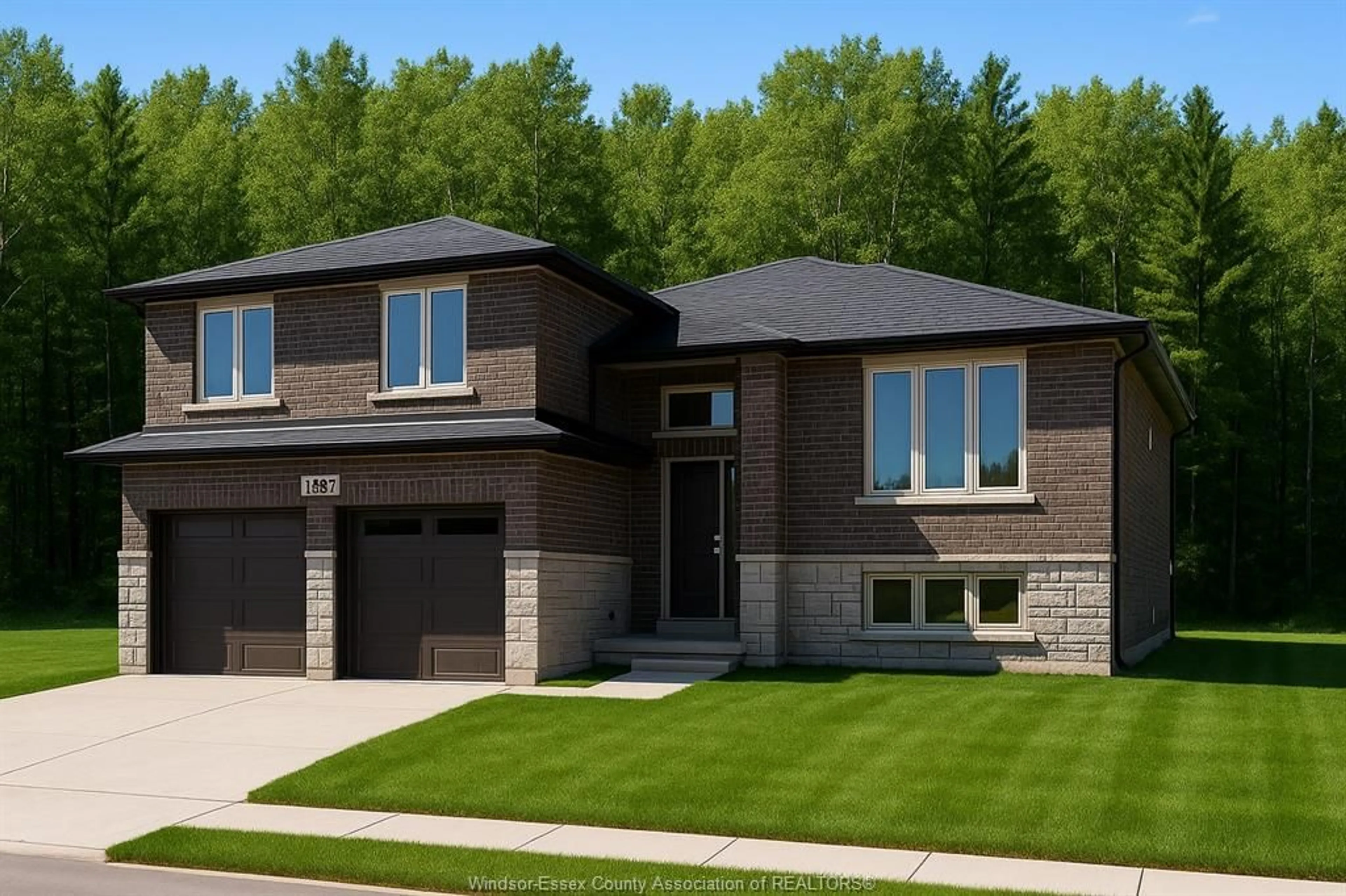 Home with brick exterior material, street for 2541 MAYFAIR S Ave, LaSalle Ontario N9J 0E5