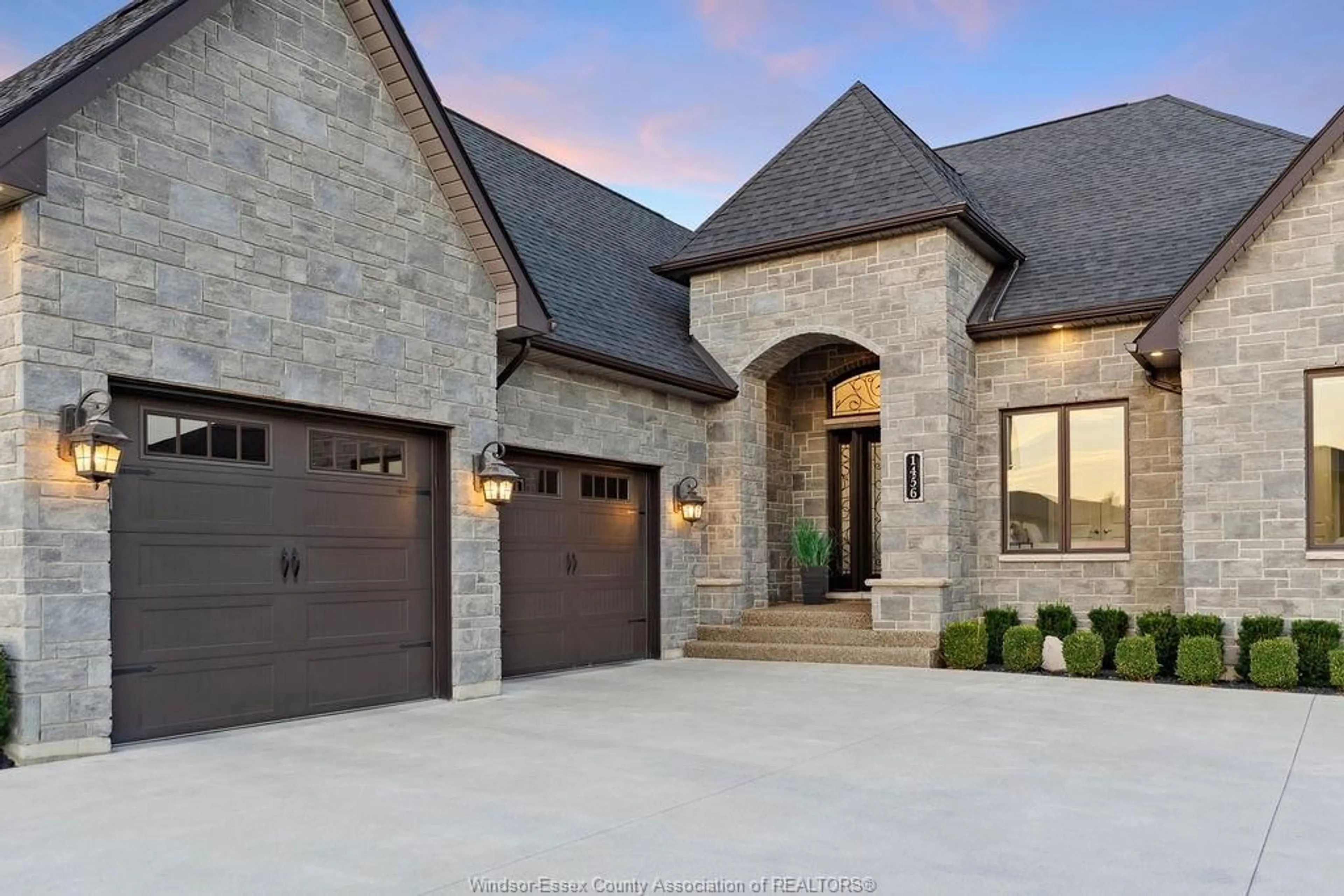 Home with brick exterior material, street for 1456 MULLINS Dr, Lakeshore Ontario N0R 1V0