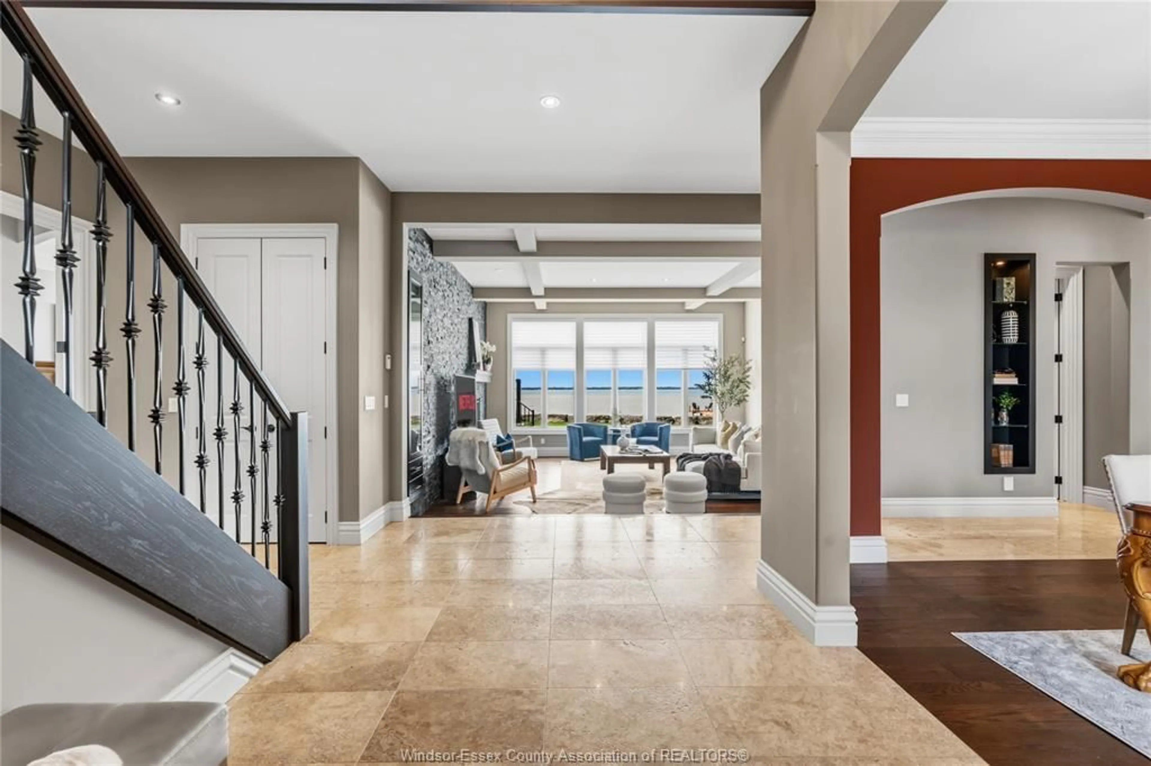 Indoor entryway for 12082 & 12078 Riverside Dr, Tecumseh Ontario N8P 1A9
