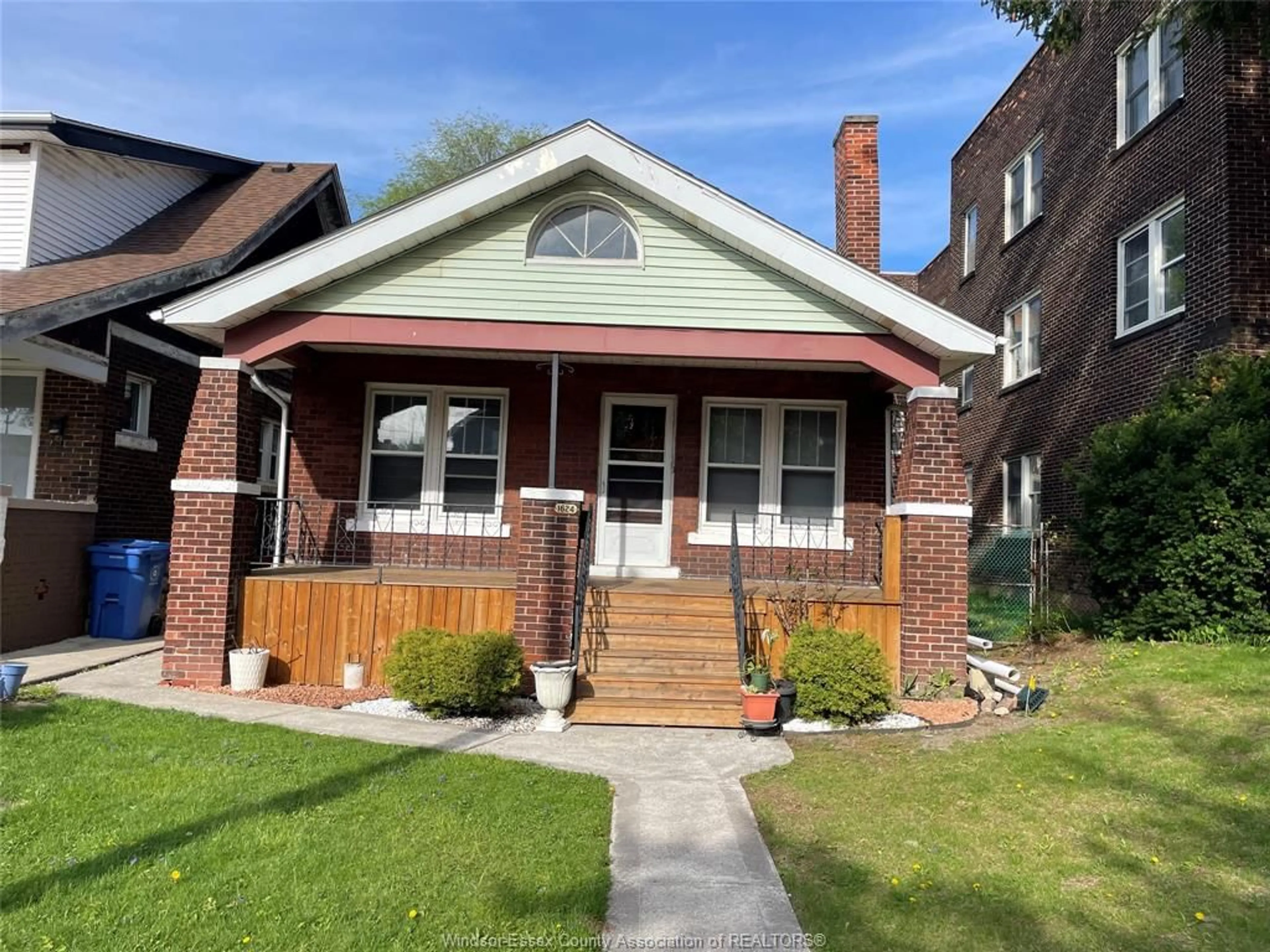 Home with brick exterior material, street for 1624 GOYEAU, Windsor Ontario N8X 3L6