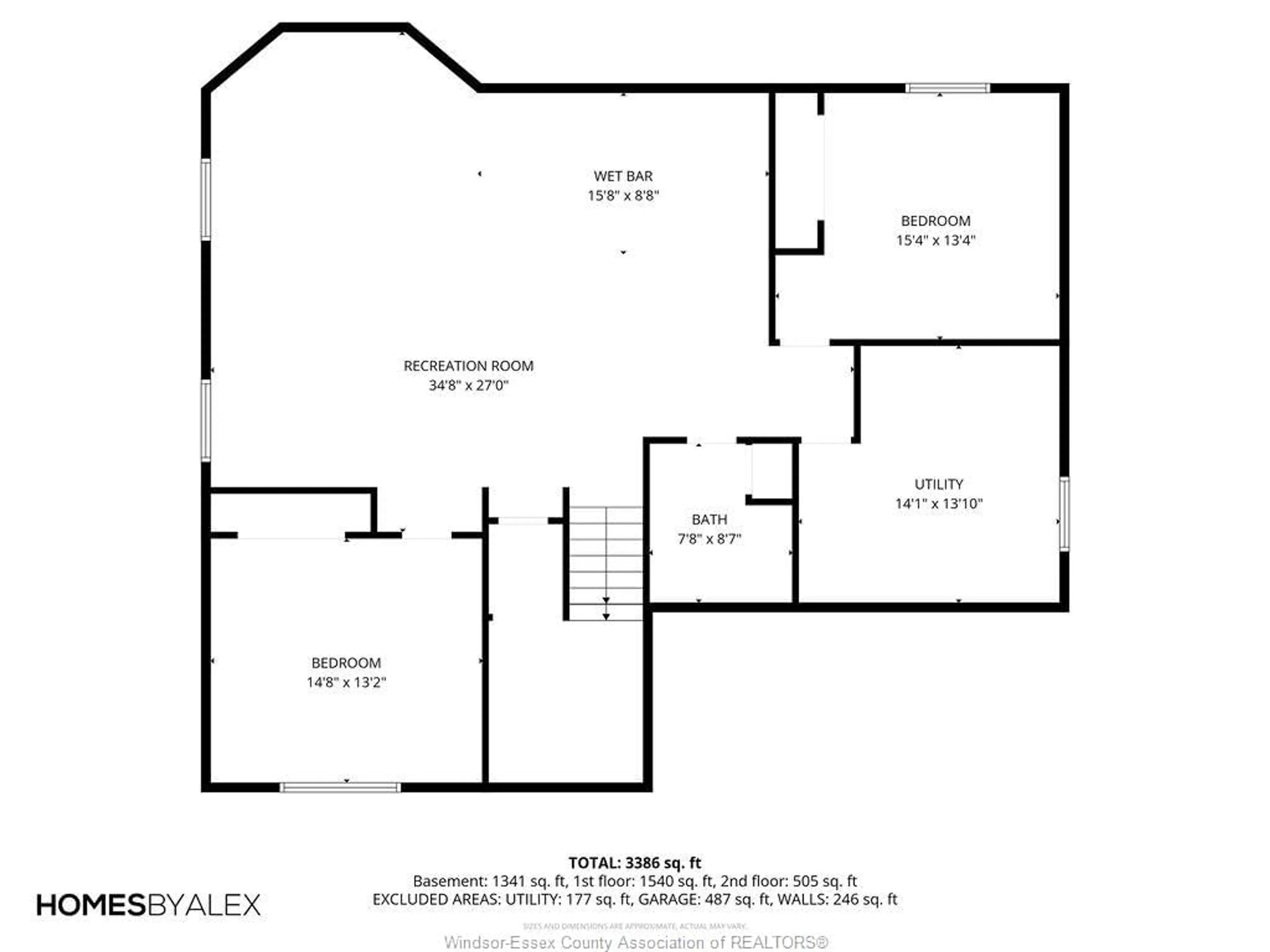 Floor plan for 379 PIROLI Cres, Lakeshore Ontario N8L 0R7