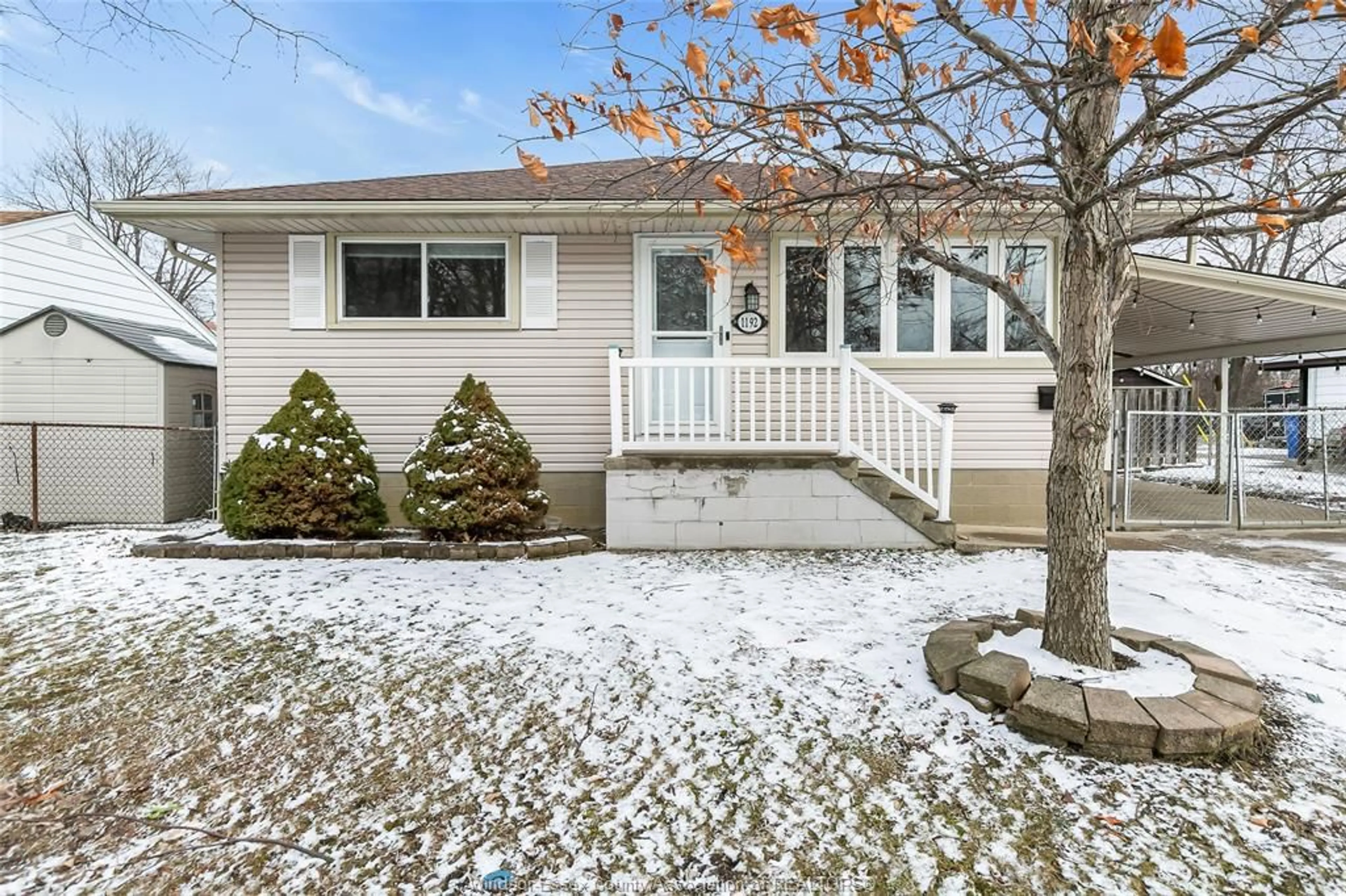 Home with vinyl exterior material, street for 1192 REEDMERE, Windsor Ontario N8S 2M3