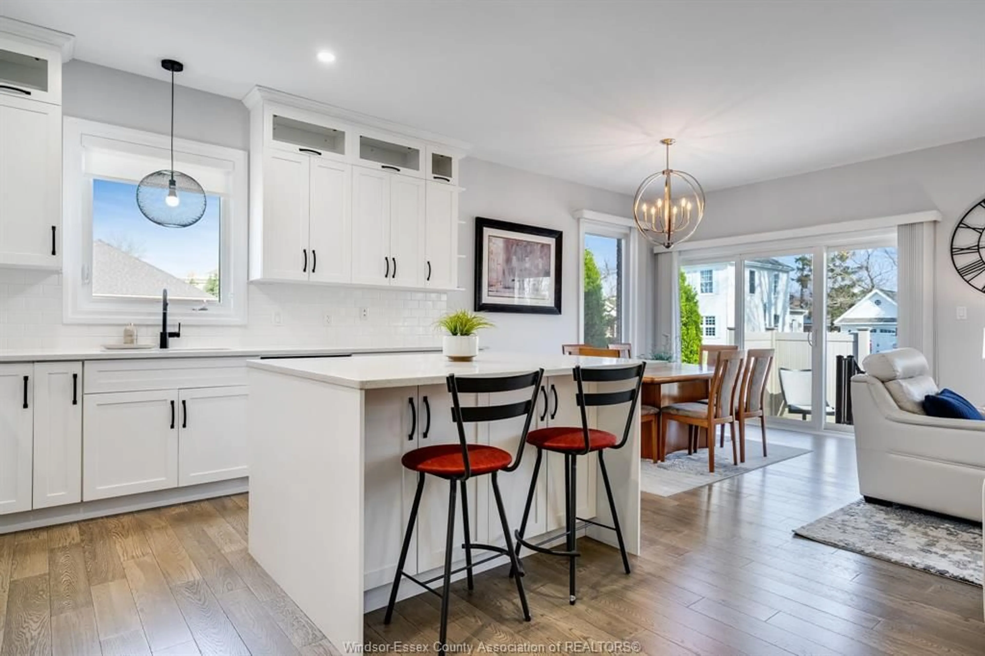 Open concept kitchen, ceramic/tile floor for 31 Mettawas Lane, Kingsville Ontario N9Y 2C9