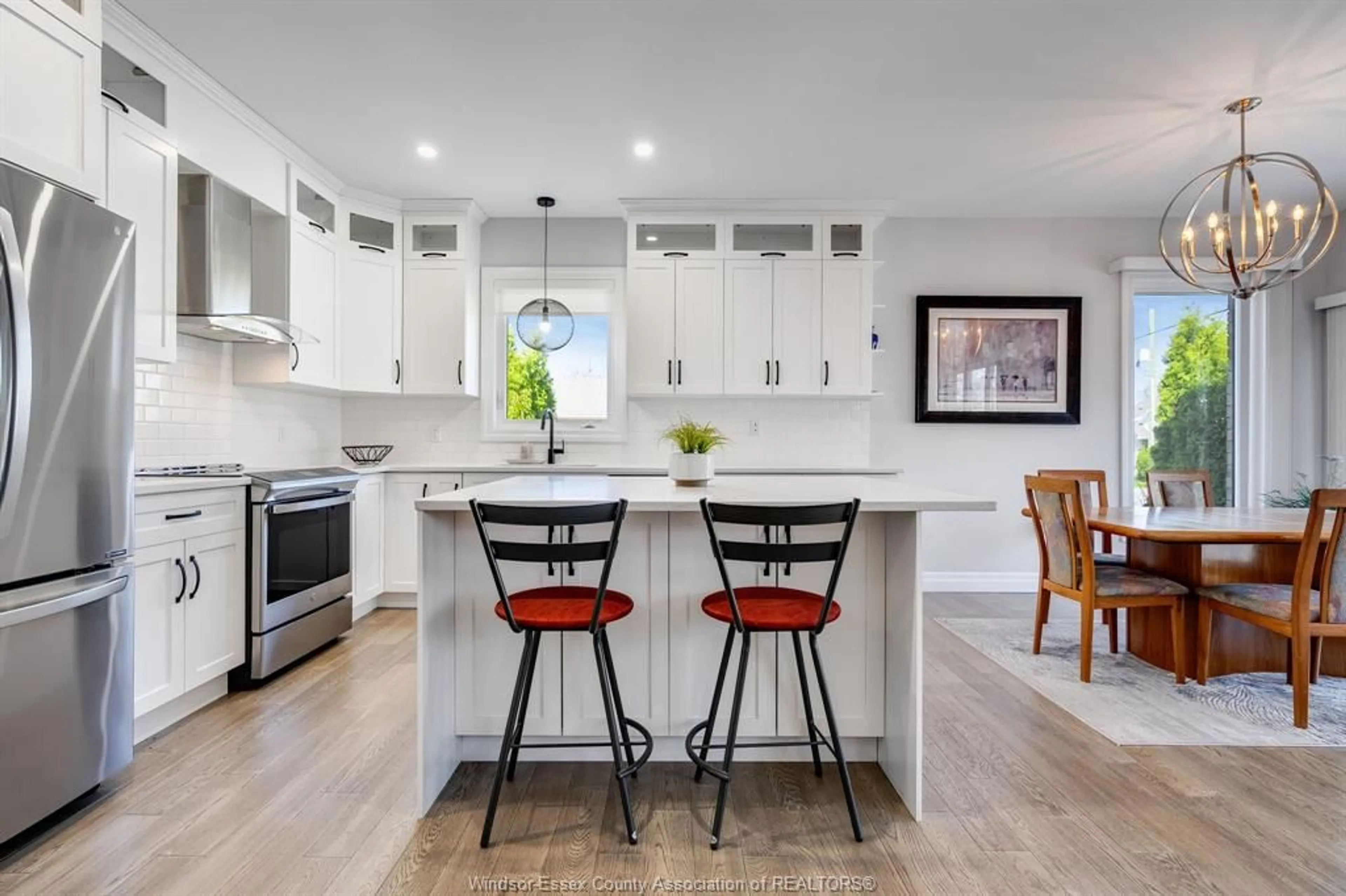 Open concept kitchen, ceramic/tile floor for 31 Mettawas Lane, Kingsville Ontario N9Y 2C9