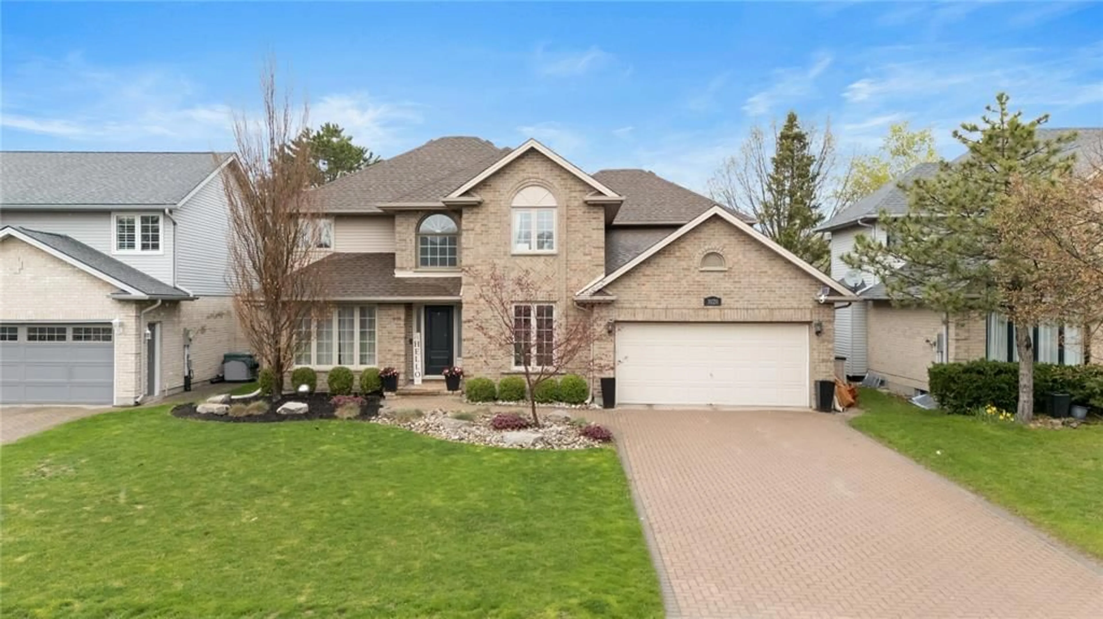 Home with brick exterior material, street for 3020 MAIDSTONE Cres, Sarnia Ontario N0N 1C0