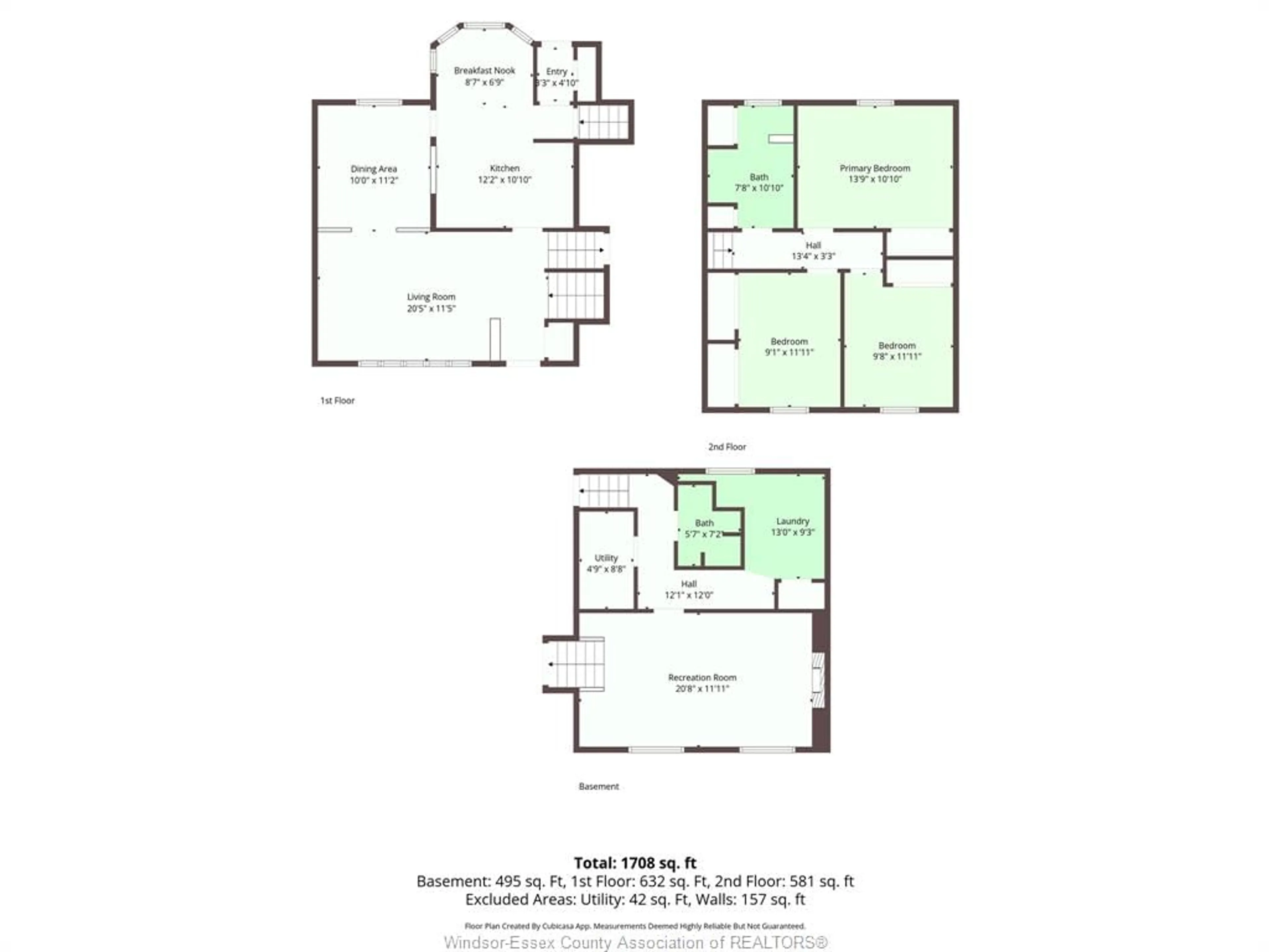 Floor plan for 1799 Golfview Dr., LaSalle Ontario N9J 1E1