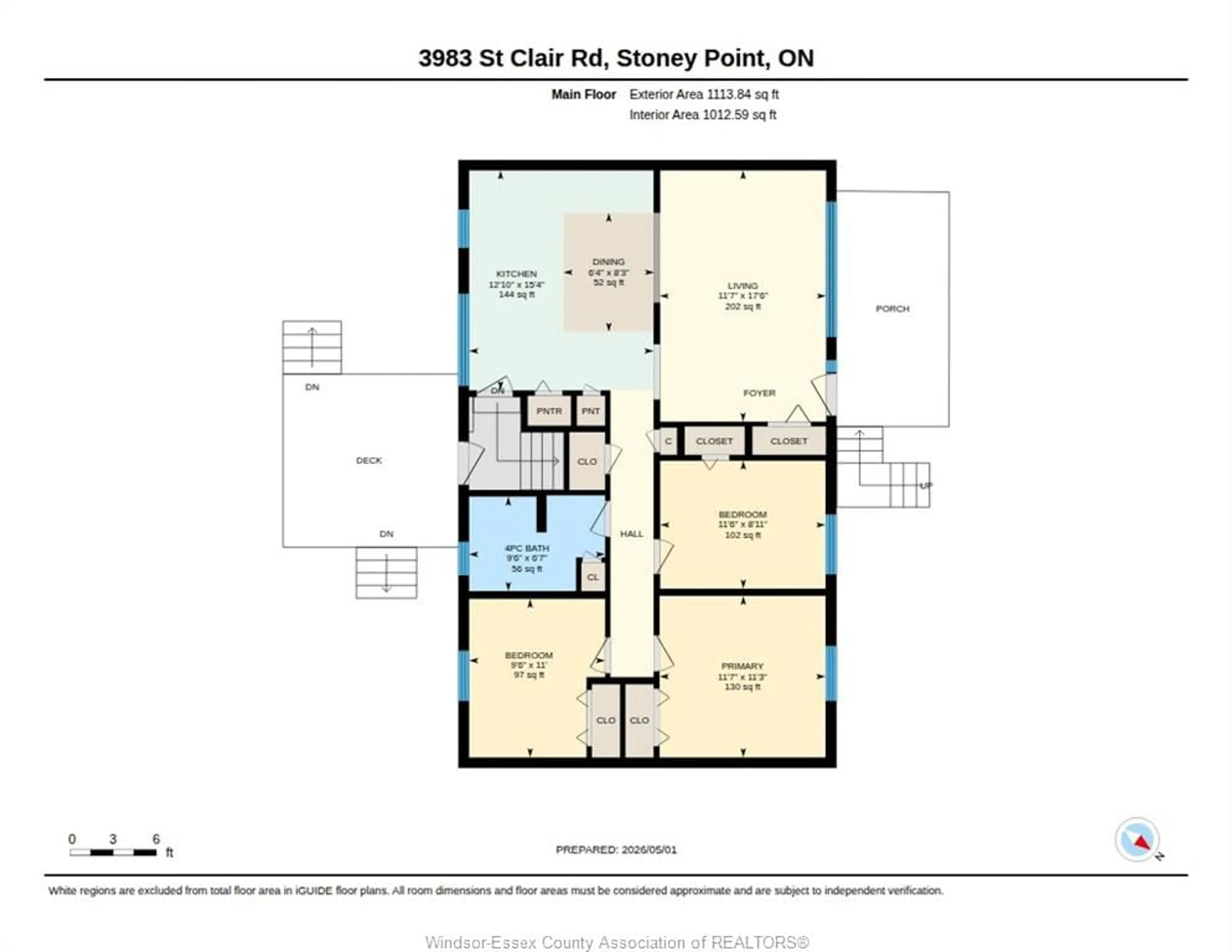 Floor plan for 3983 ST. CLAIR Rd, Stoney Point Ontario N0R 1N0