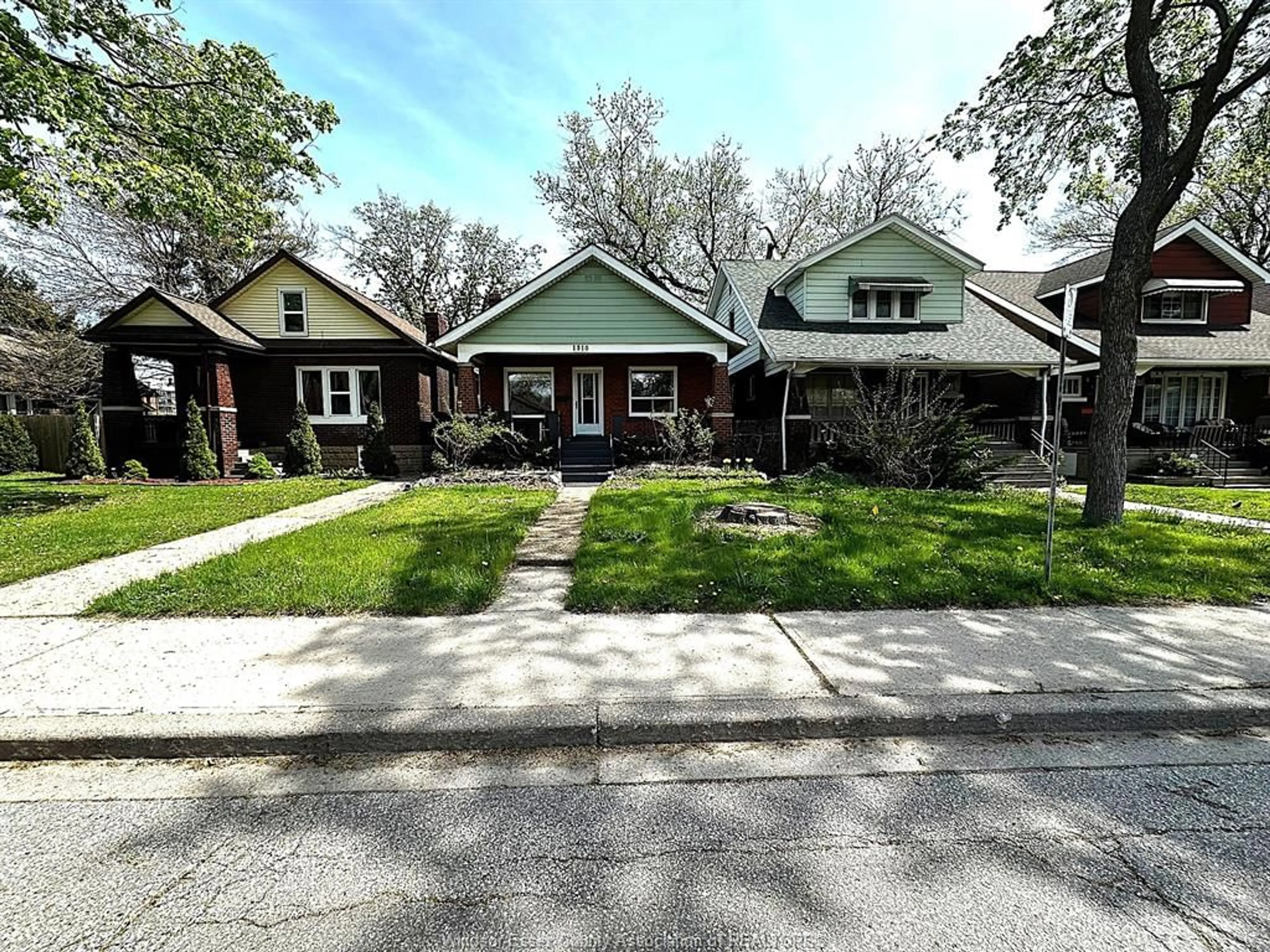 Home with brick exterior material, street for 1310 Bruce, Windsor Ontario N8X 1X3