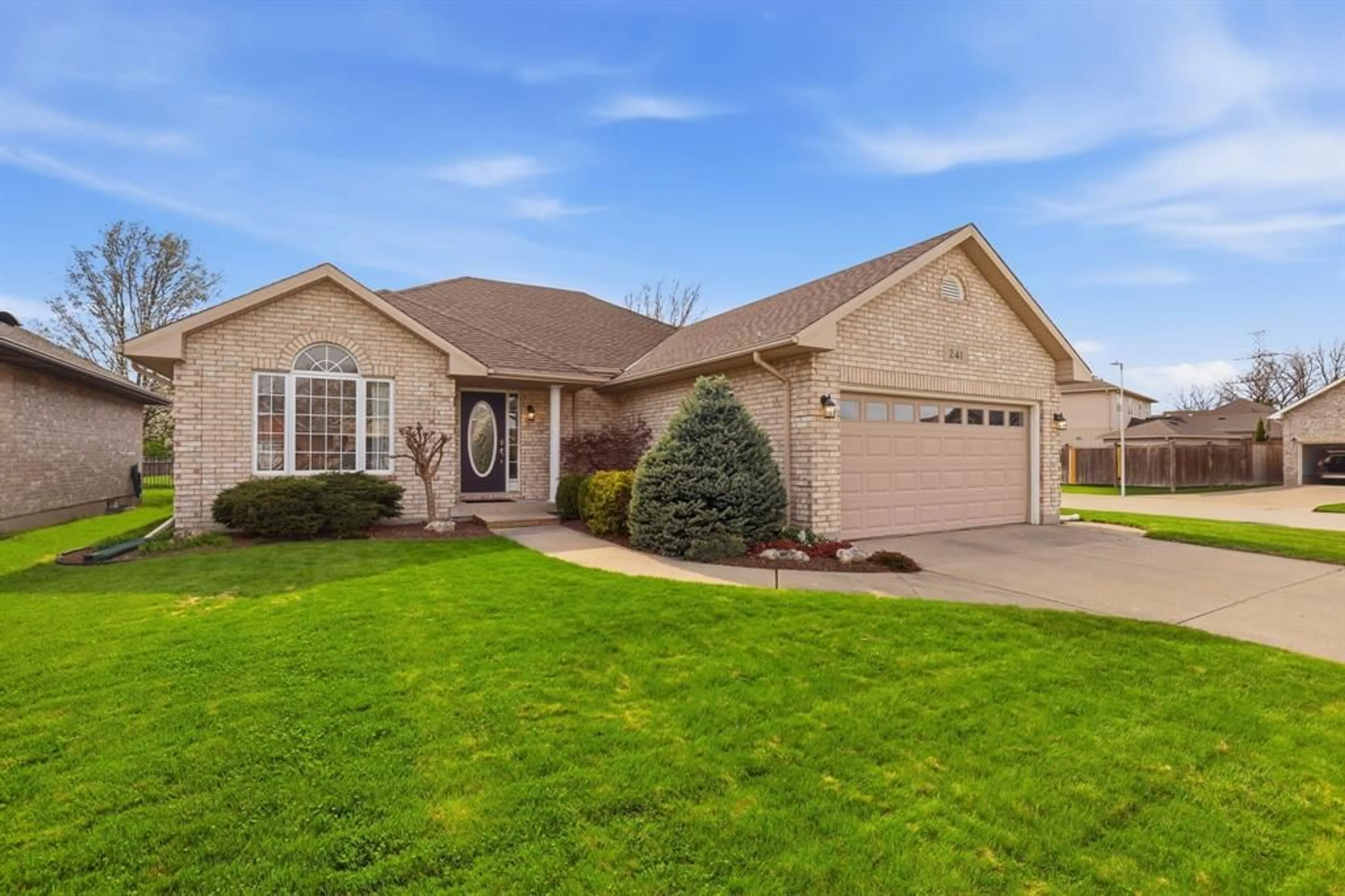 Home with brick exterior material, street for 241 Canadore Crt, Sarnia Ontario N7S 6A2