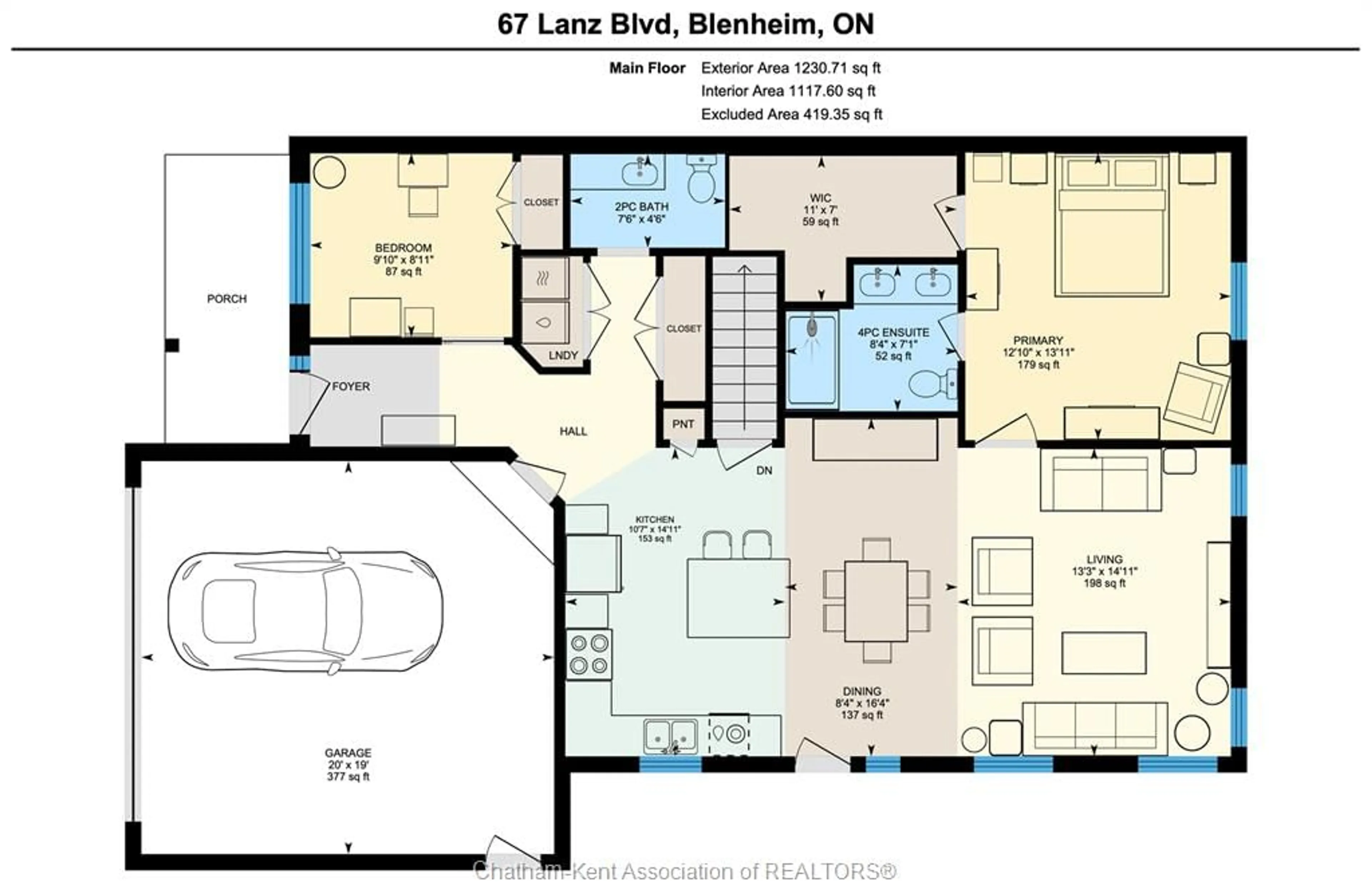 Floor plan for 67 Lanz Blvd, Blenheim Ontario N0P 1A0