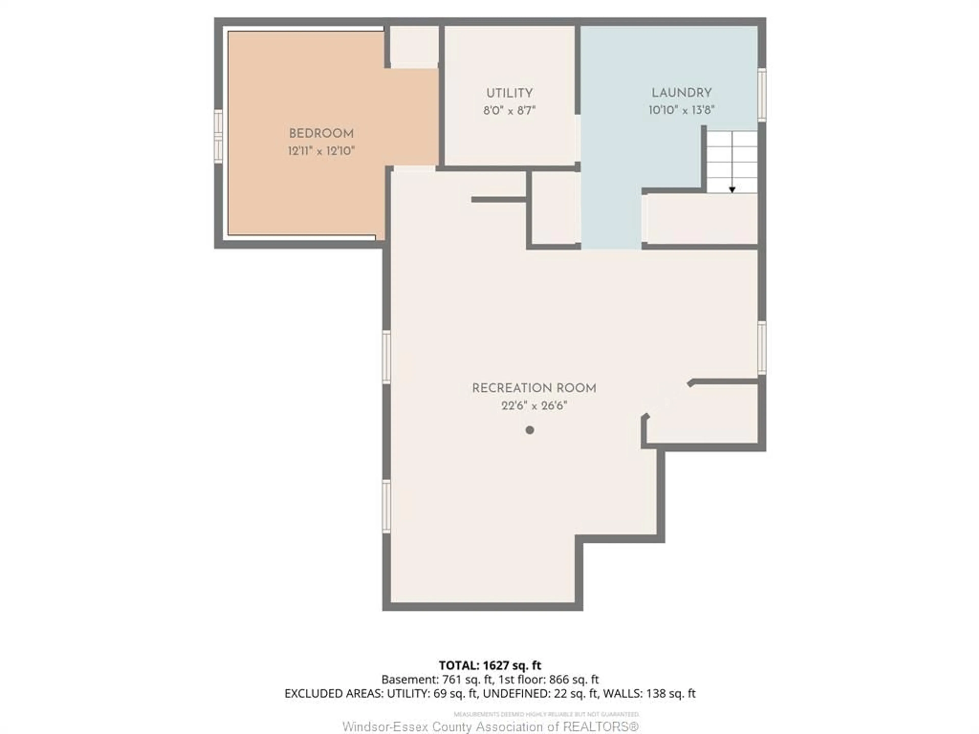 Floor plan for 18 WALKER Ave, Wheatley Ontario N0P 2P0