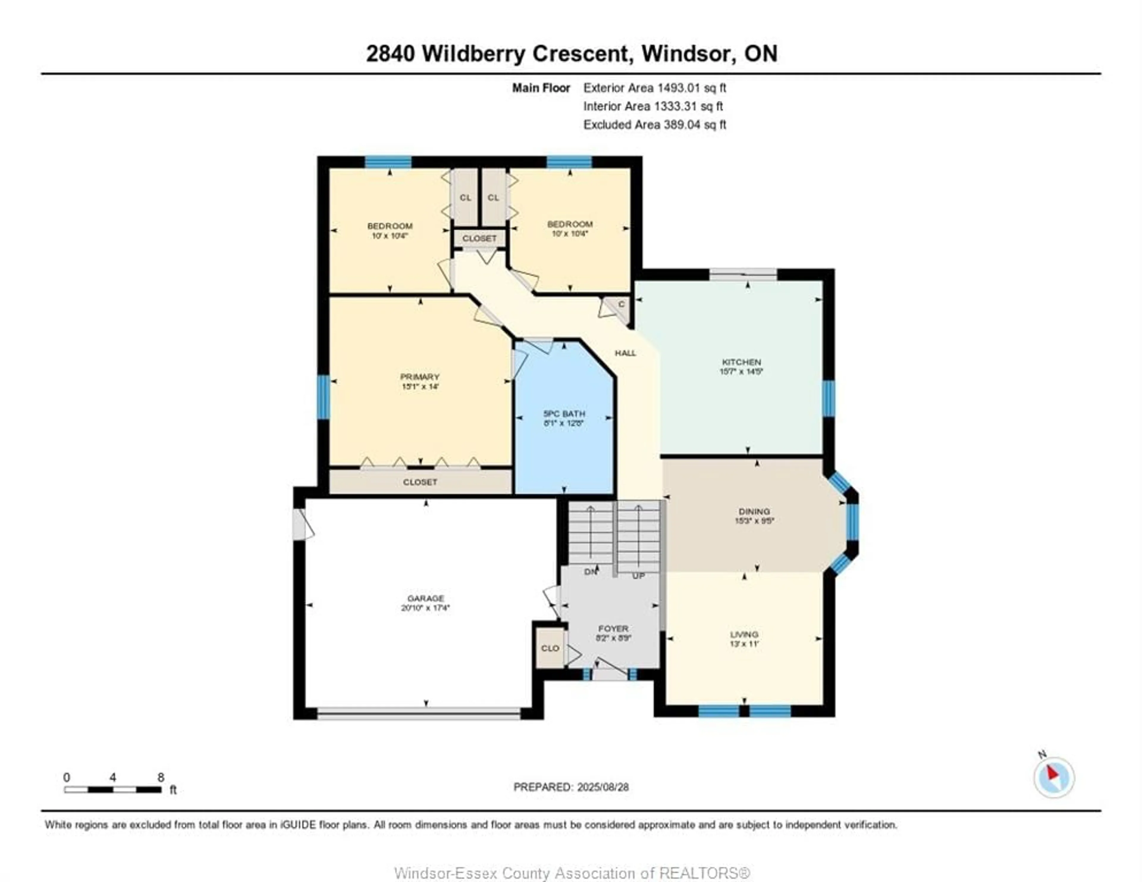 Floor plan for 2840 WILDBERRY Cres, Tecumseh Ontario N9K 1C2