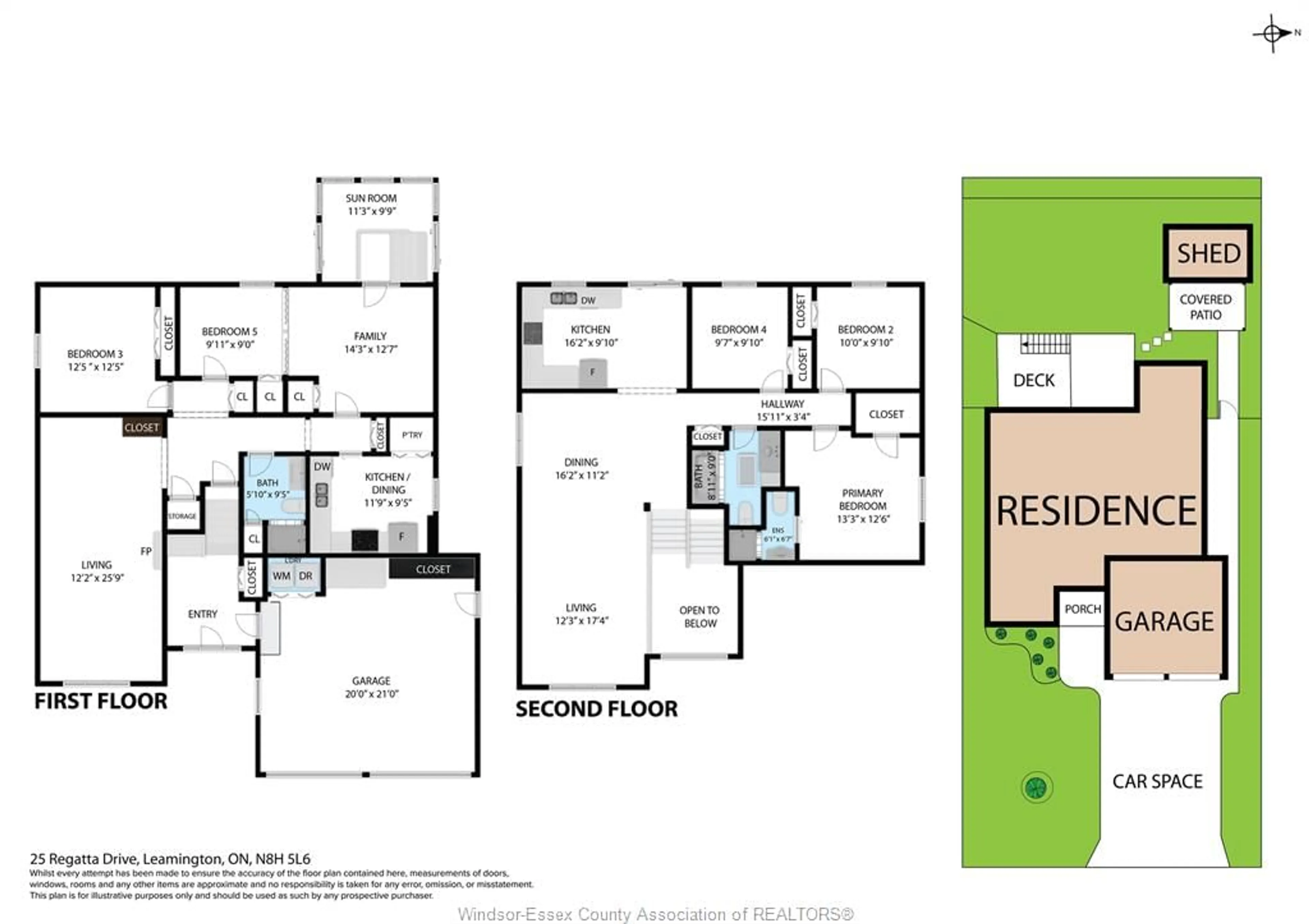Floor plan for 25 Regatta Dr, Leamington Ontario N8H 5L6