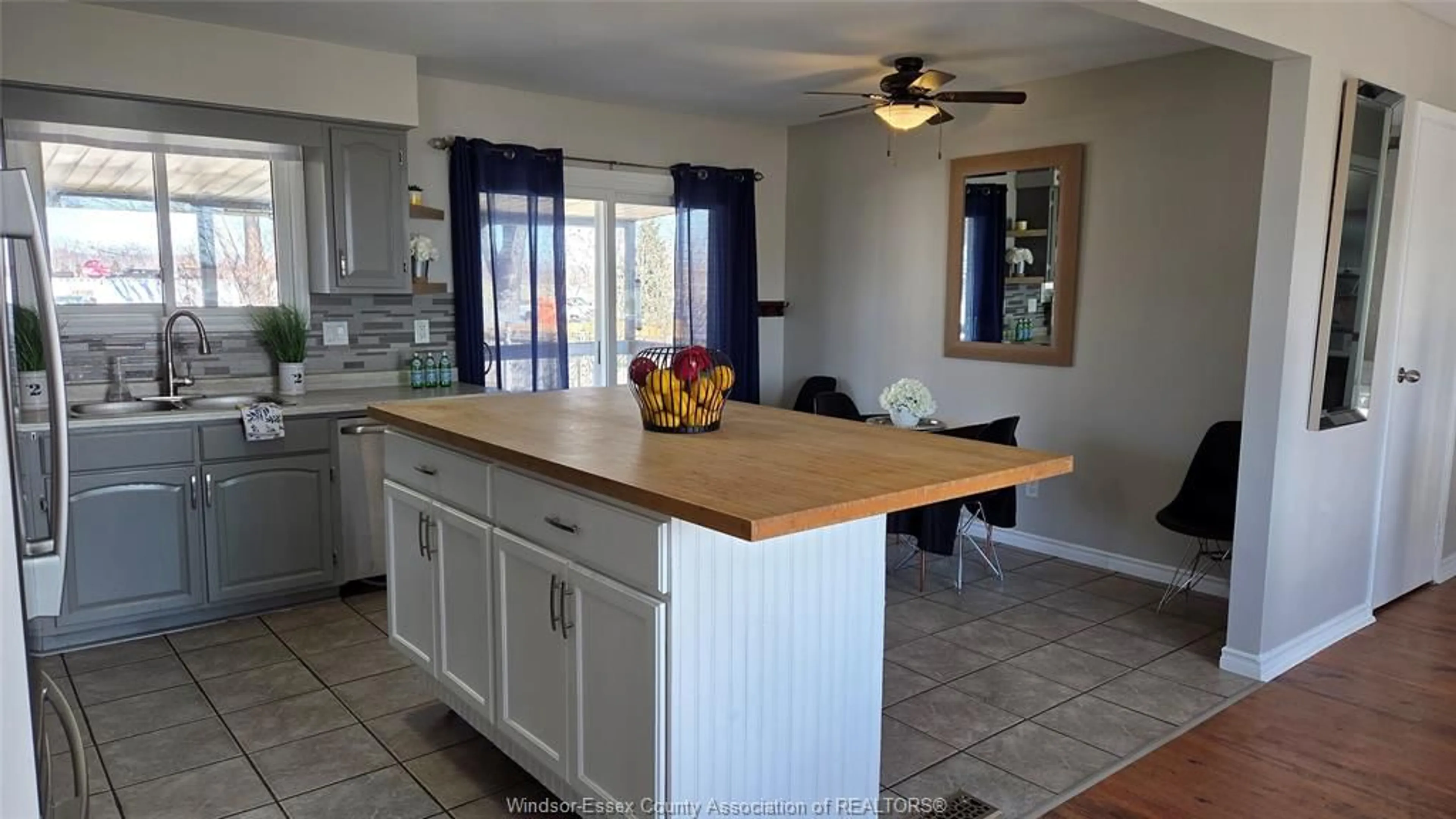Open concept kitchen, ceramic/tile floor for 9569 Malden rd, LaSalle Ontario N9J 2W5