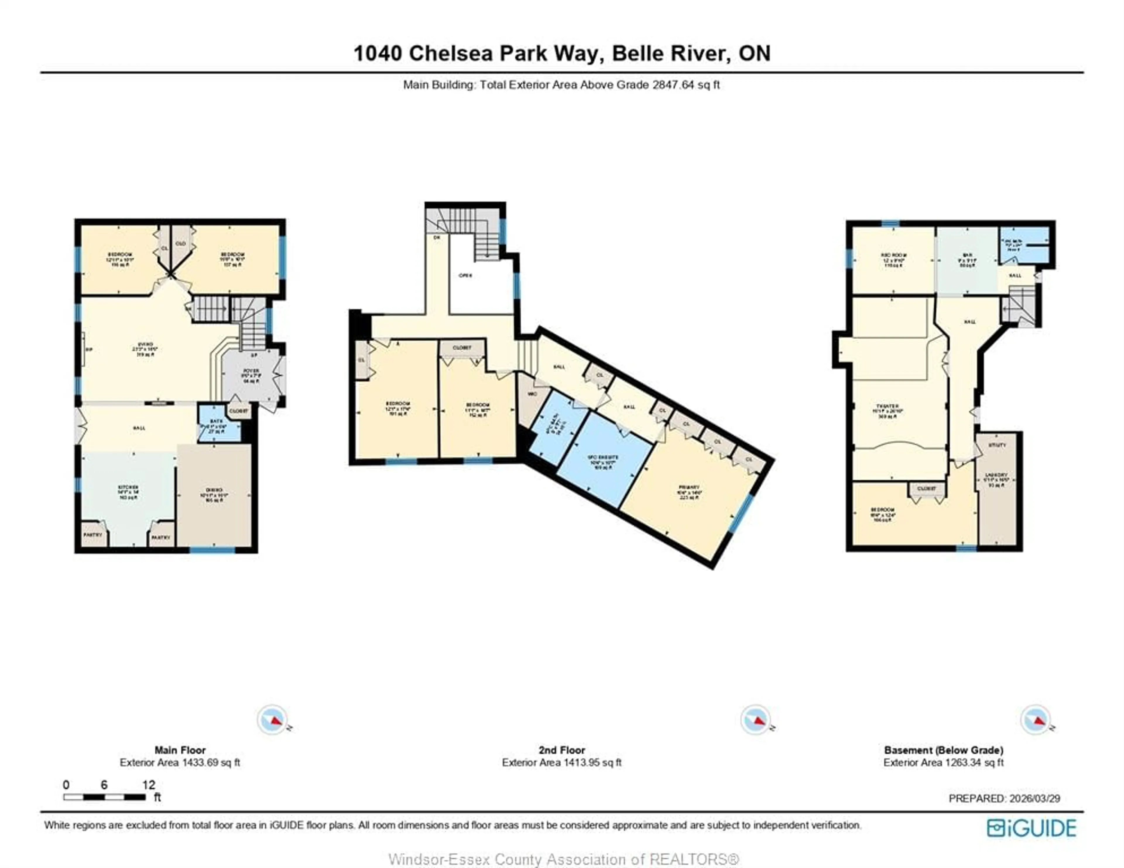 Floor plan for 1040 Chelsea Pky, Lakeshore Ontario N8L 0W1