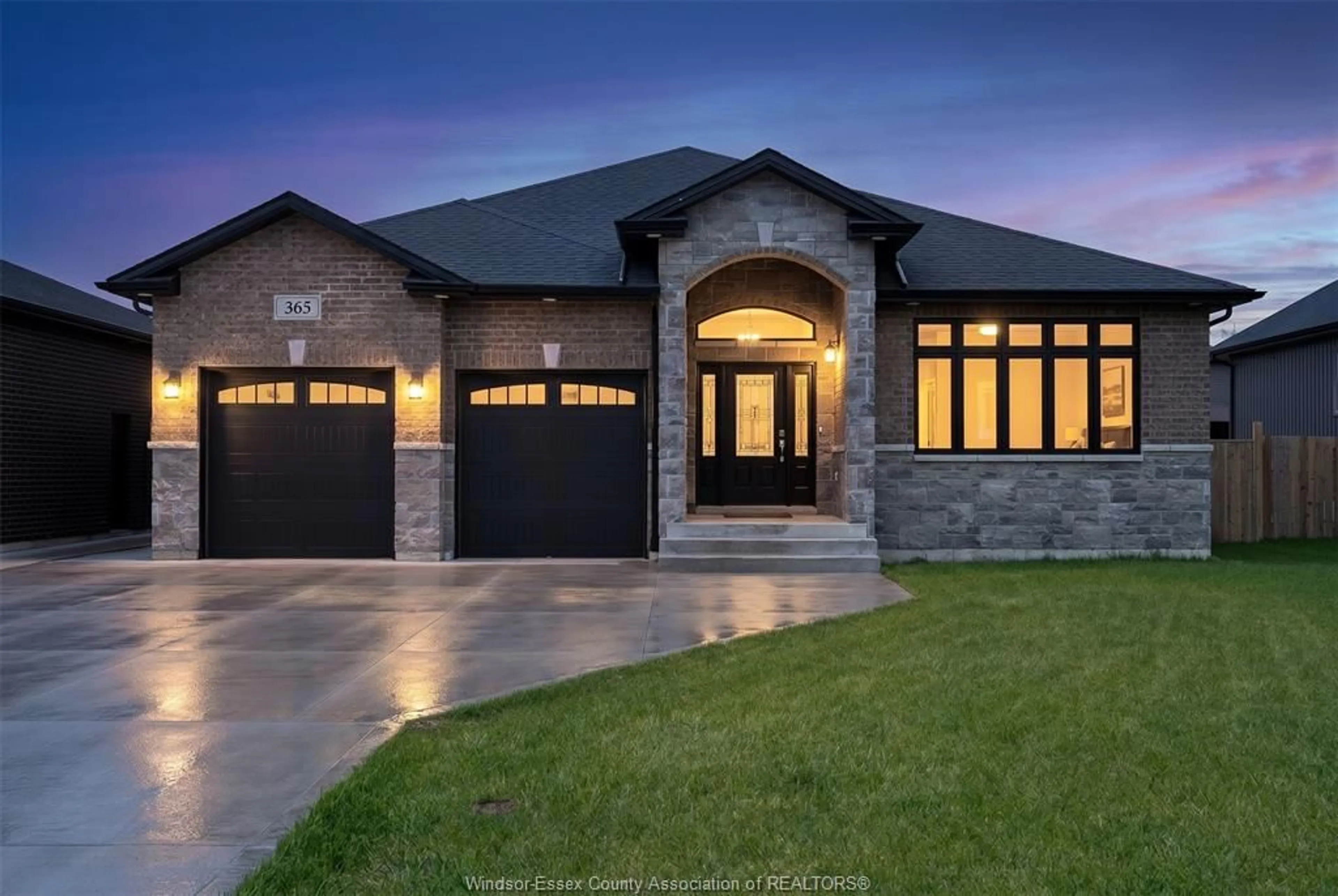 Home with brick exterior material, street for 365 COUNTY RD 2, Belle River Ontario N8L 0G8