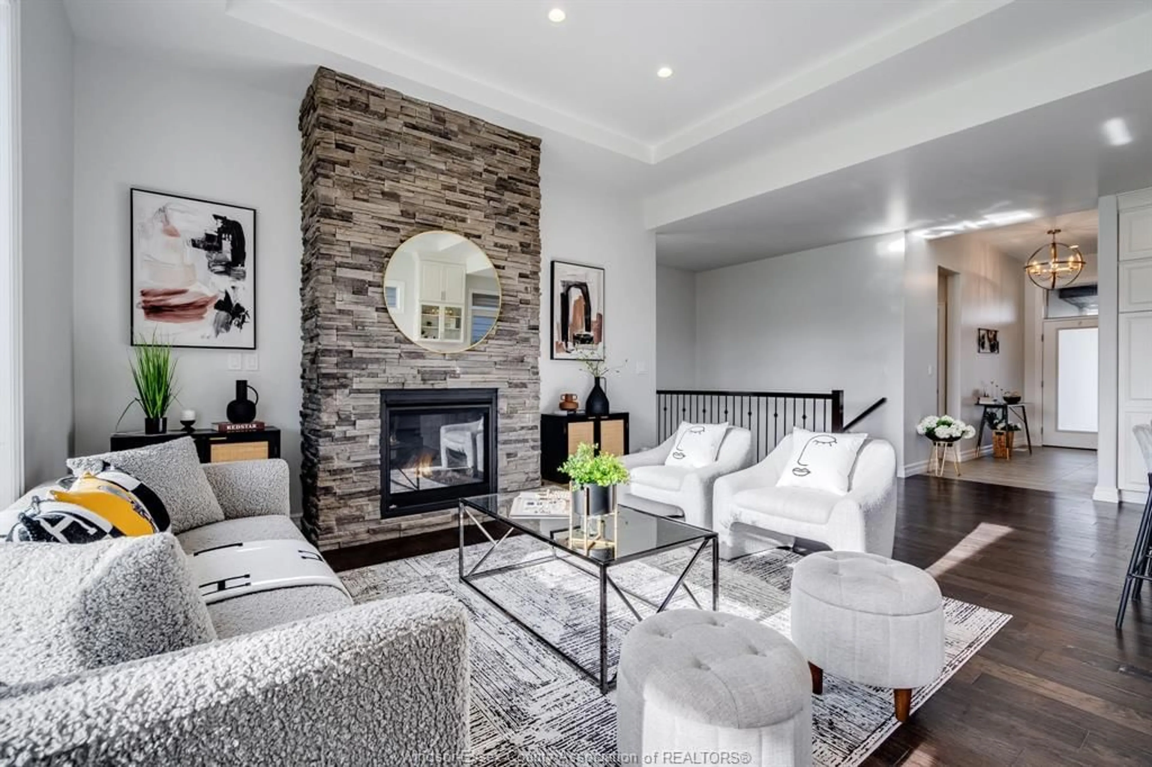 Living room with furniture, unknown for 201 Spring St, Belle River Ontario N8L 0G7