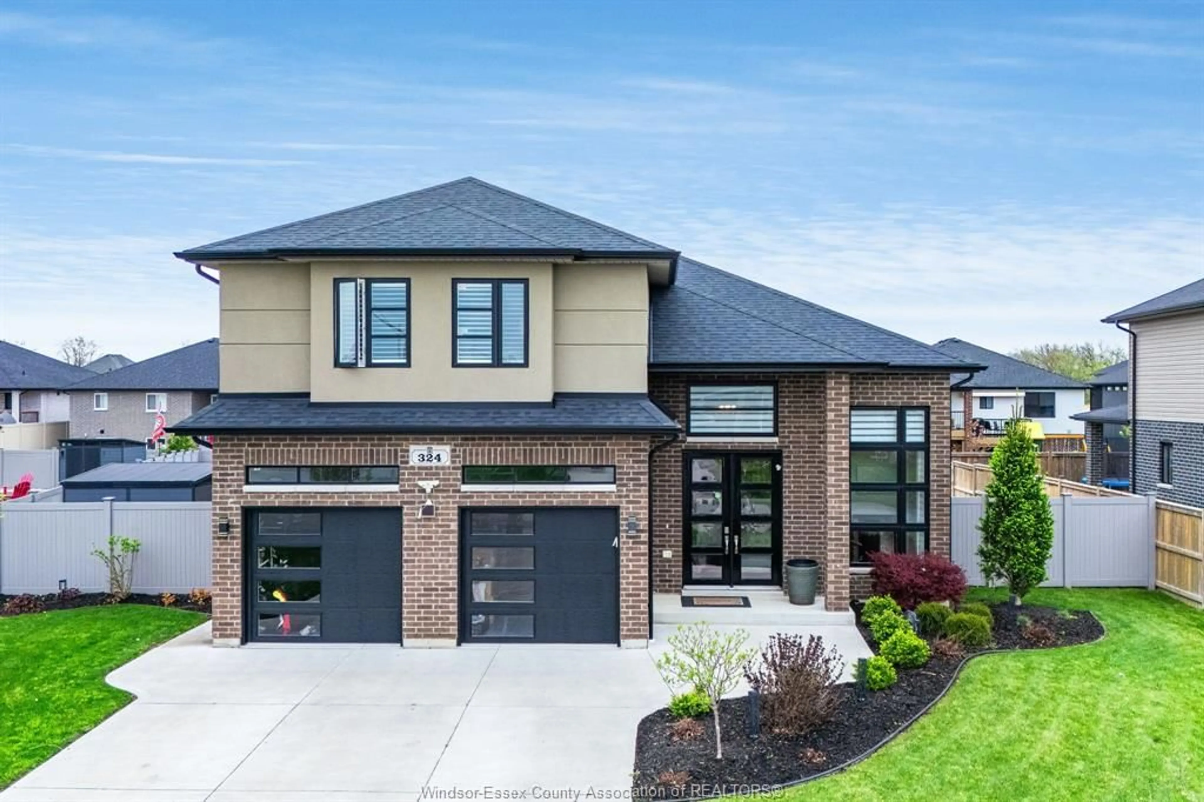 Home with brick exterior material, street for 324 Patten Cres, Amherstburg Ontario N9V 0G3