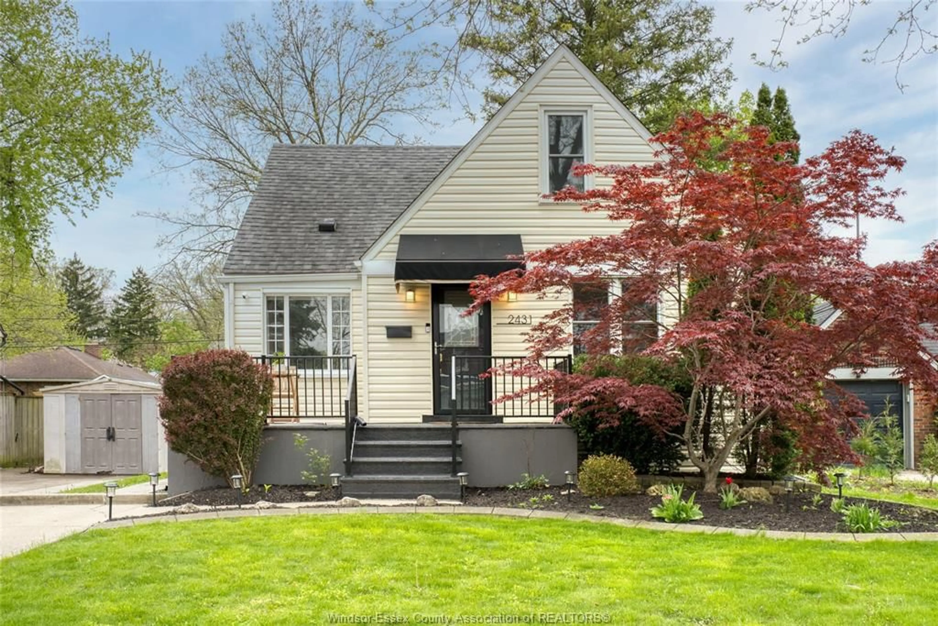 Home with vinyl exterior material, street for 2431 CHILVER Rd, Windsor Ontario N8W 2V7