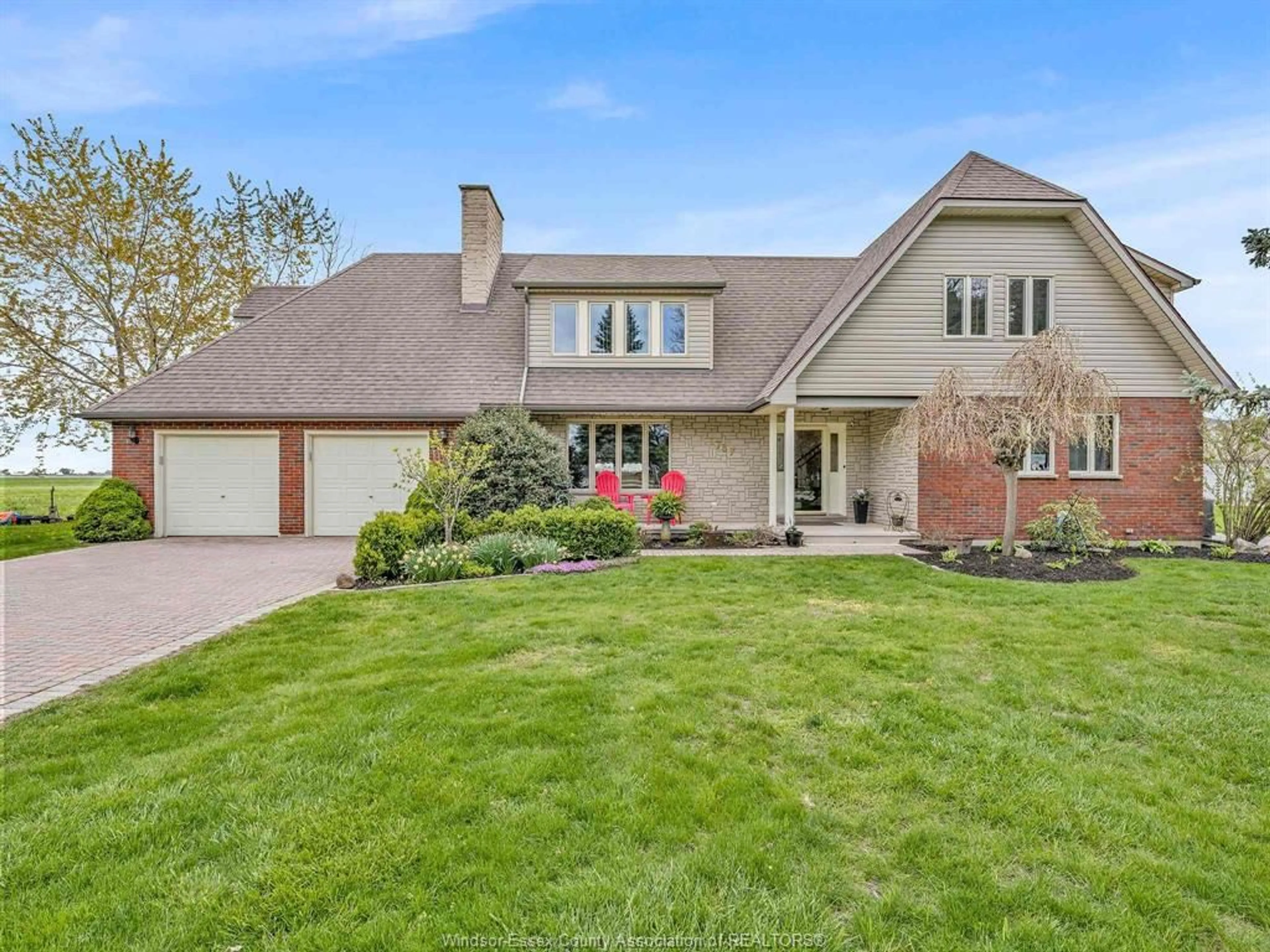 Home with brick exterior material, street for 1787 St. Clair Rd, Stoney Point Ontario N0R 1N0