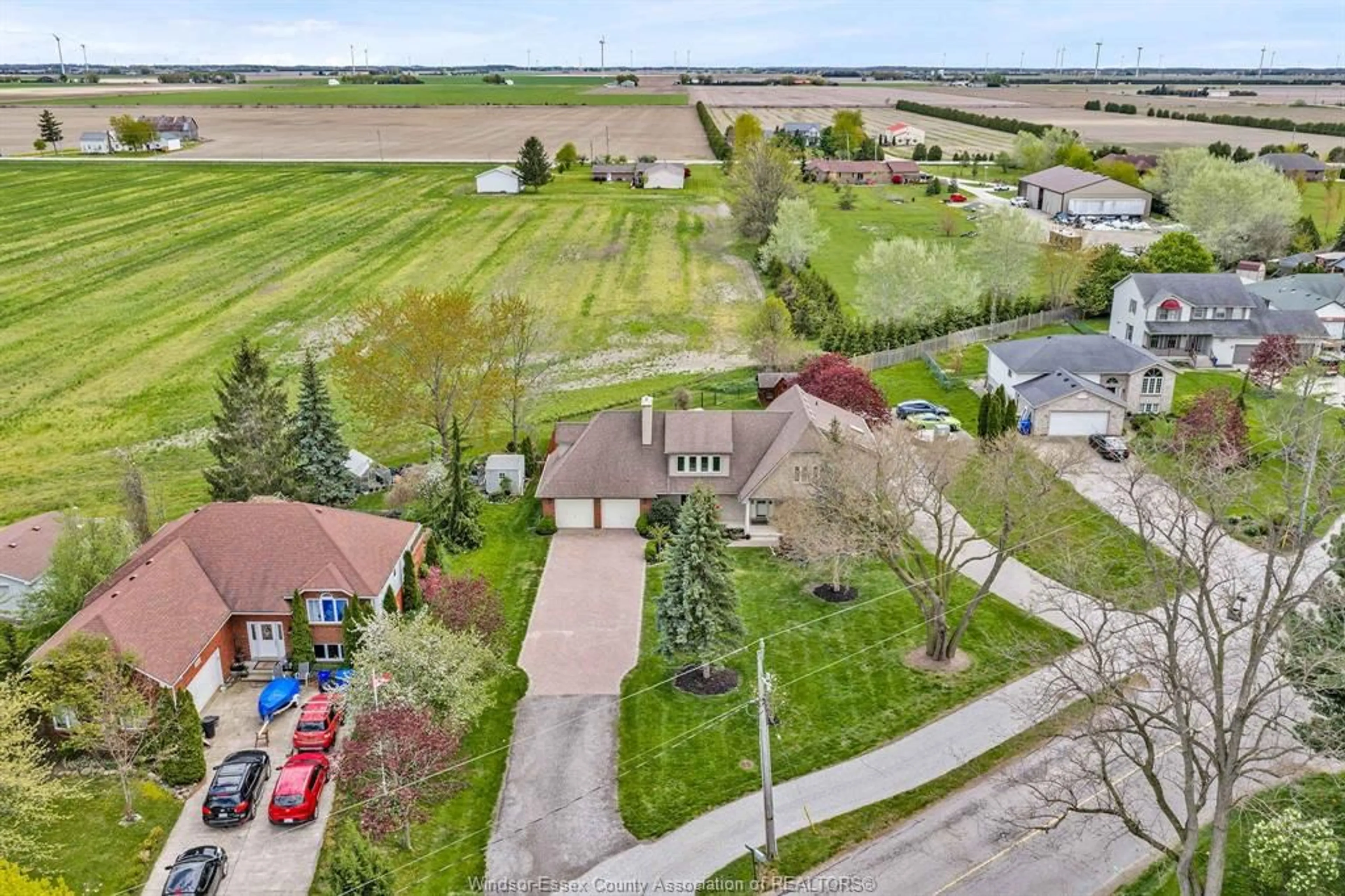 A pic from outside/outdoor area/front of a property/back of a property/a pic from drone, street for 1787 St. Clair Rd, Stoney Point Ontario N0R 1N0