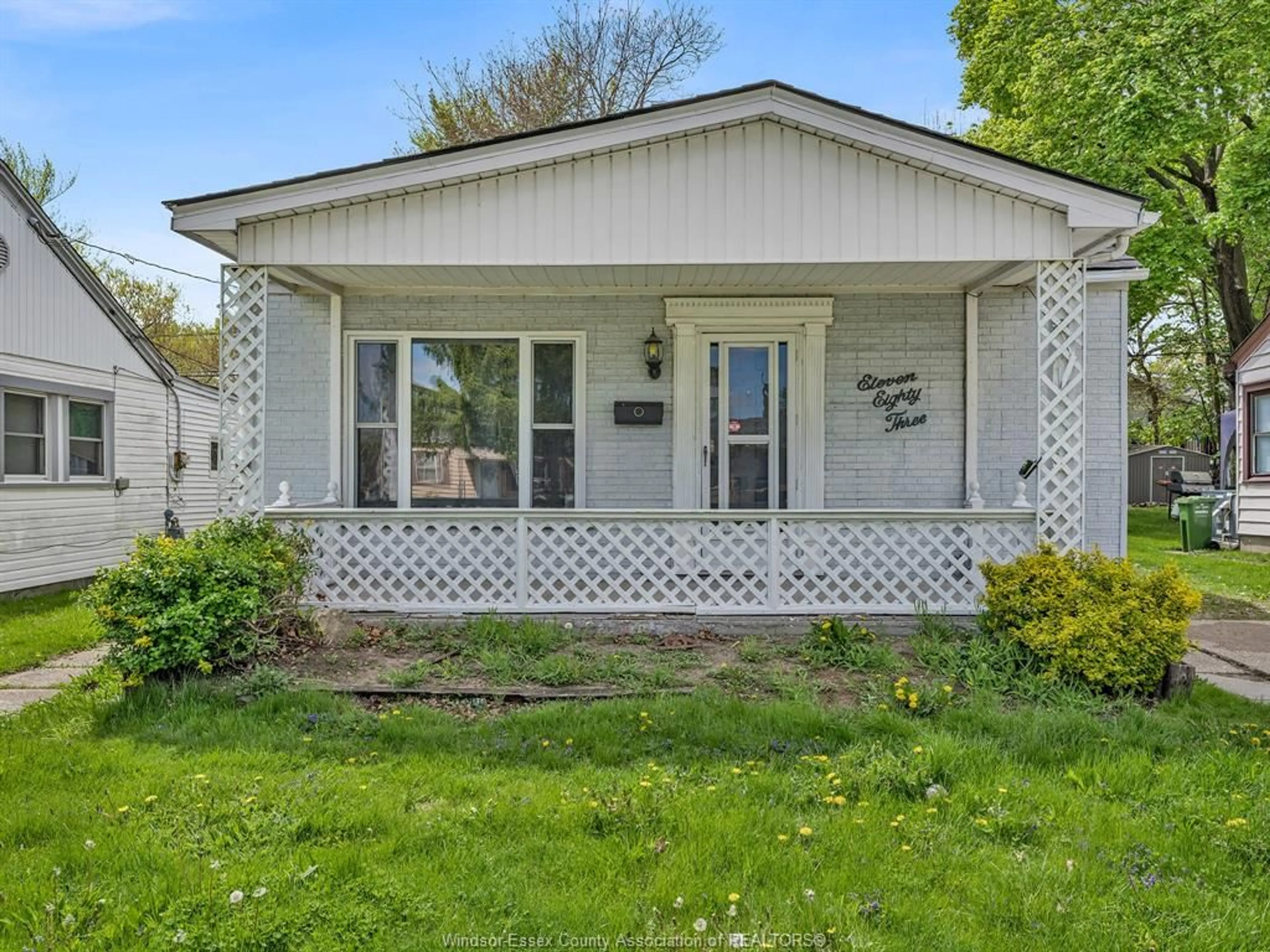 Home with vinyl exterior material, street for 1183 FELIX Ave, Windsor Ontario N9C 3L6