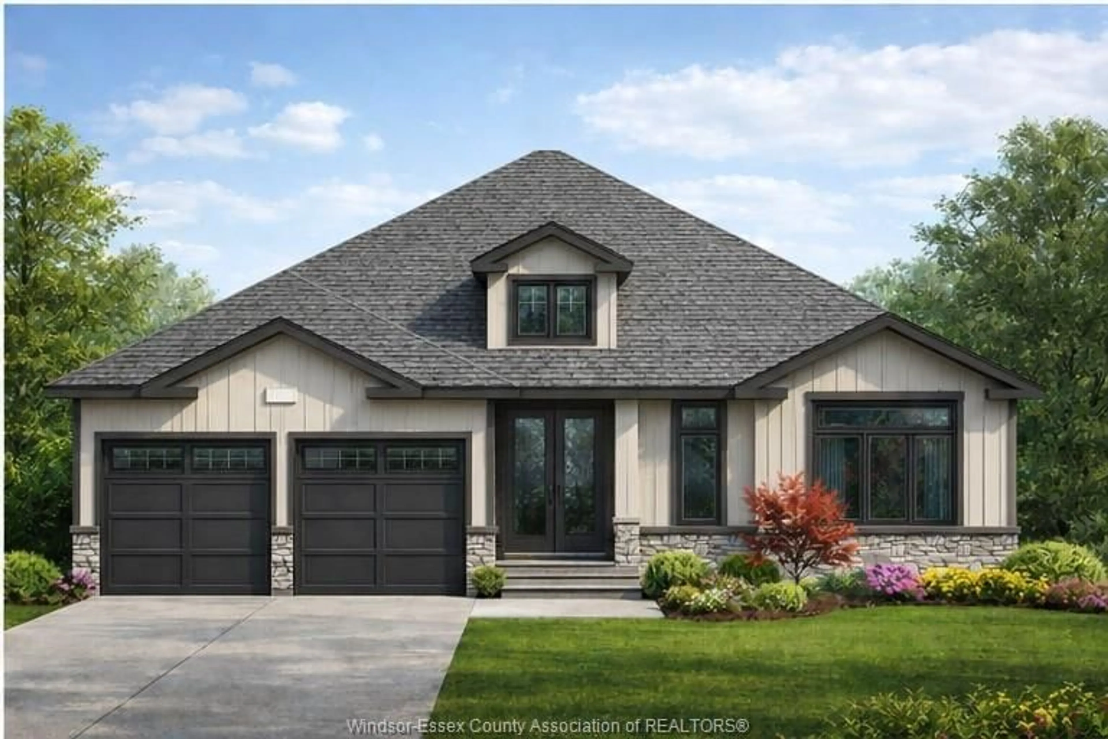 Home with brick exterior material, street for LOT 31 STREET 'A', Windsor Ontario N9G 0E1