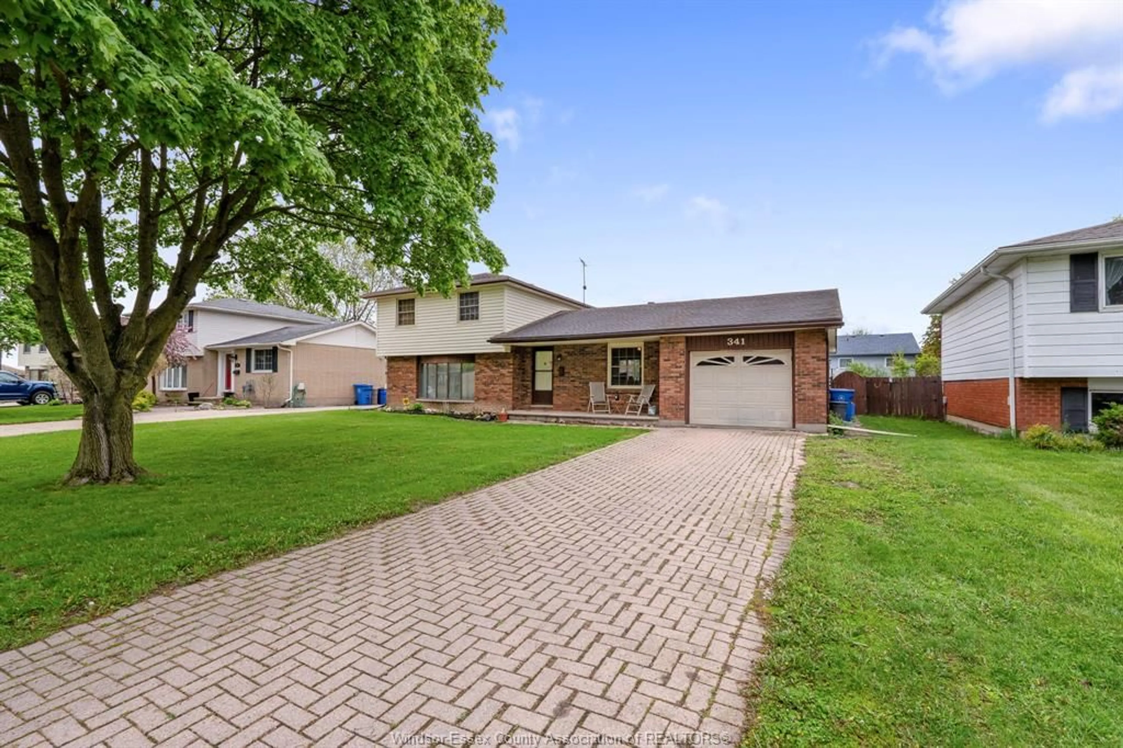 Home with brick exterior material, street for 341 McCurdy Dr, Amherstburg Ontario N9V 3C1