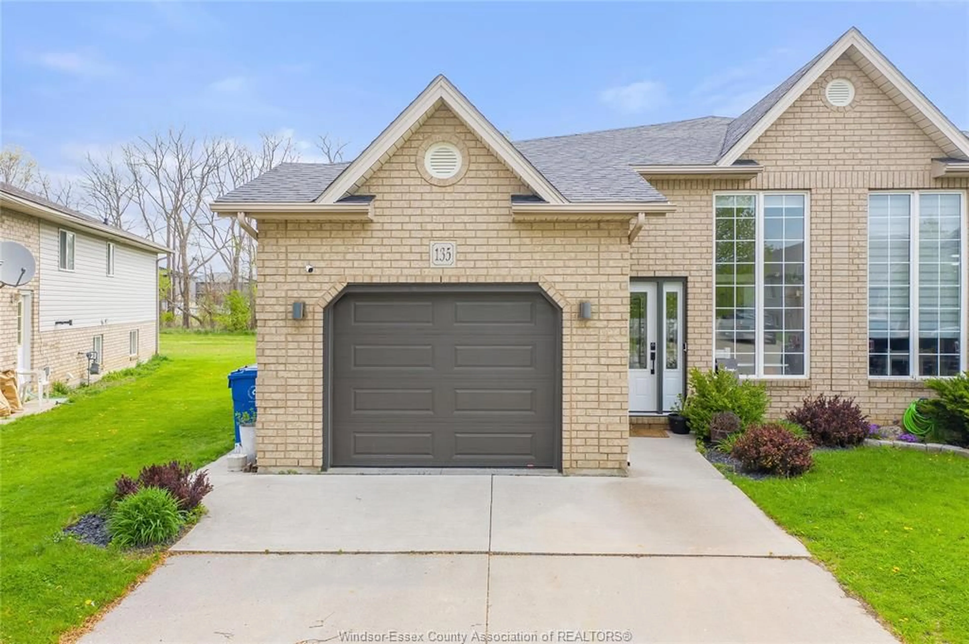 Home with brick exterior material, street for 135 STURGEON MEADOWS, Leamington Ontario N8H 5L1