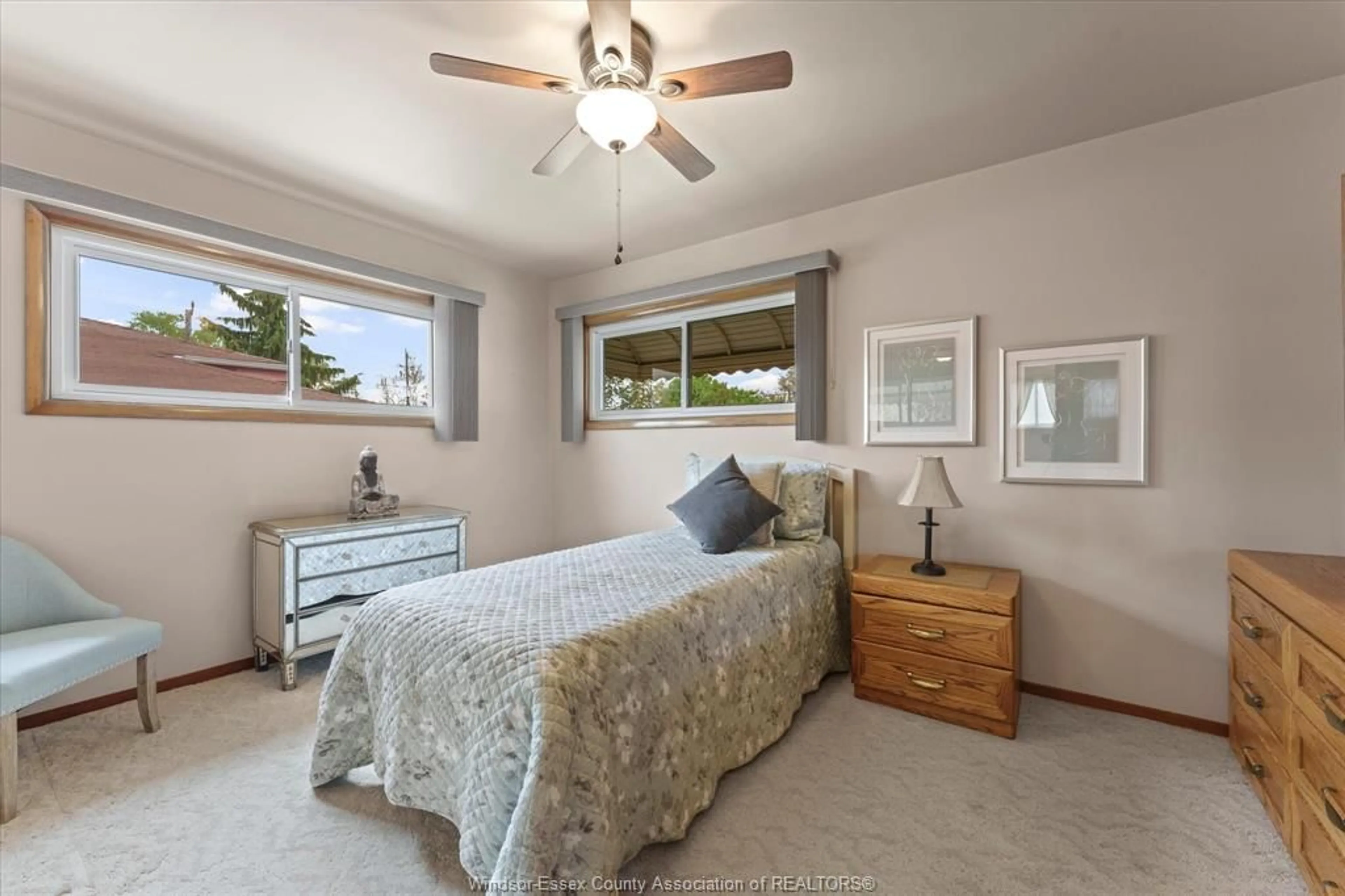 Bedroom with bed, unknown for 3574 CONNAUGHT Ave, Windsor Ontario N9C 2B9