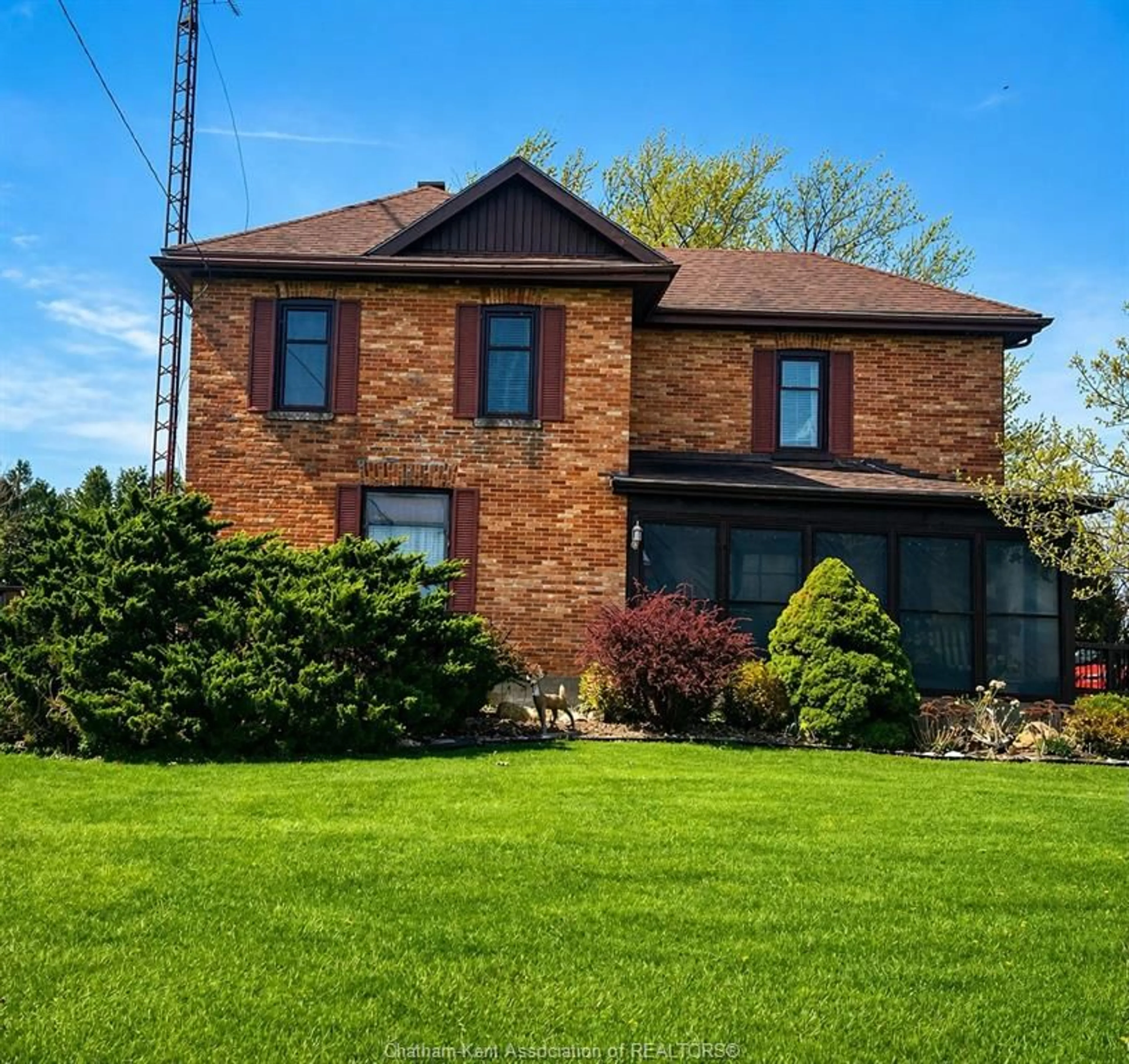 Home with brick exterior material, street for 22912 Merlin Rd, Merlin Ontario N0P 1W0