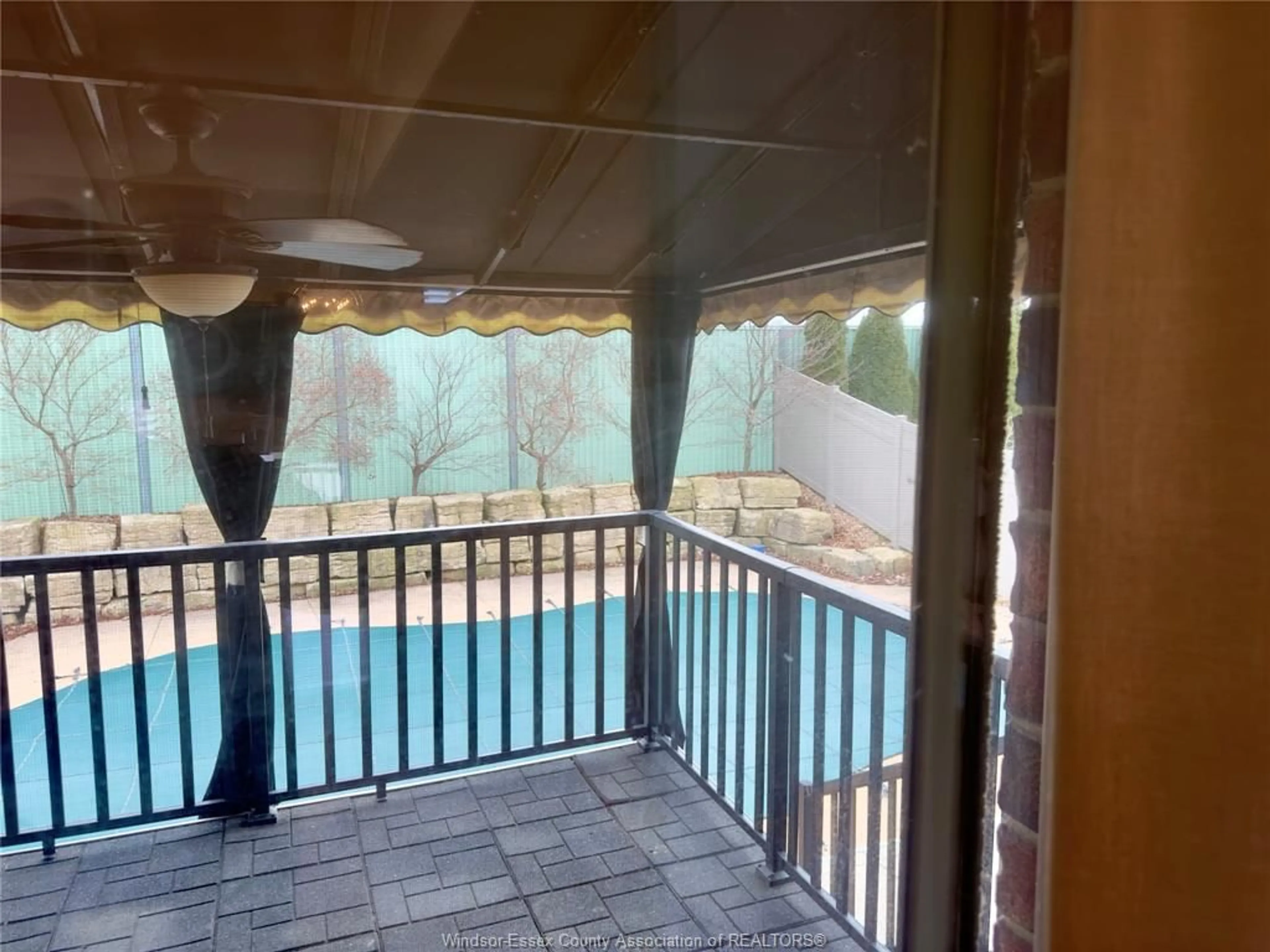 Patio, water/lake/river/ocean view for 3729 DEERBROOK Dr, Windsor Ontario N8R 2E6
