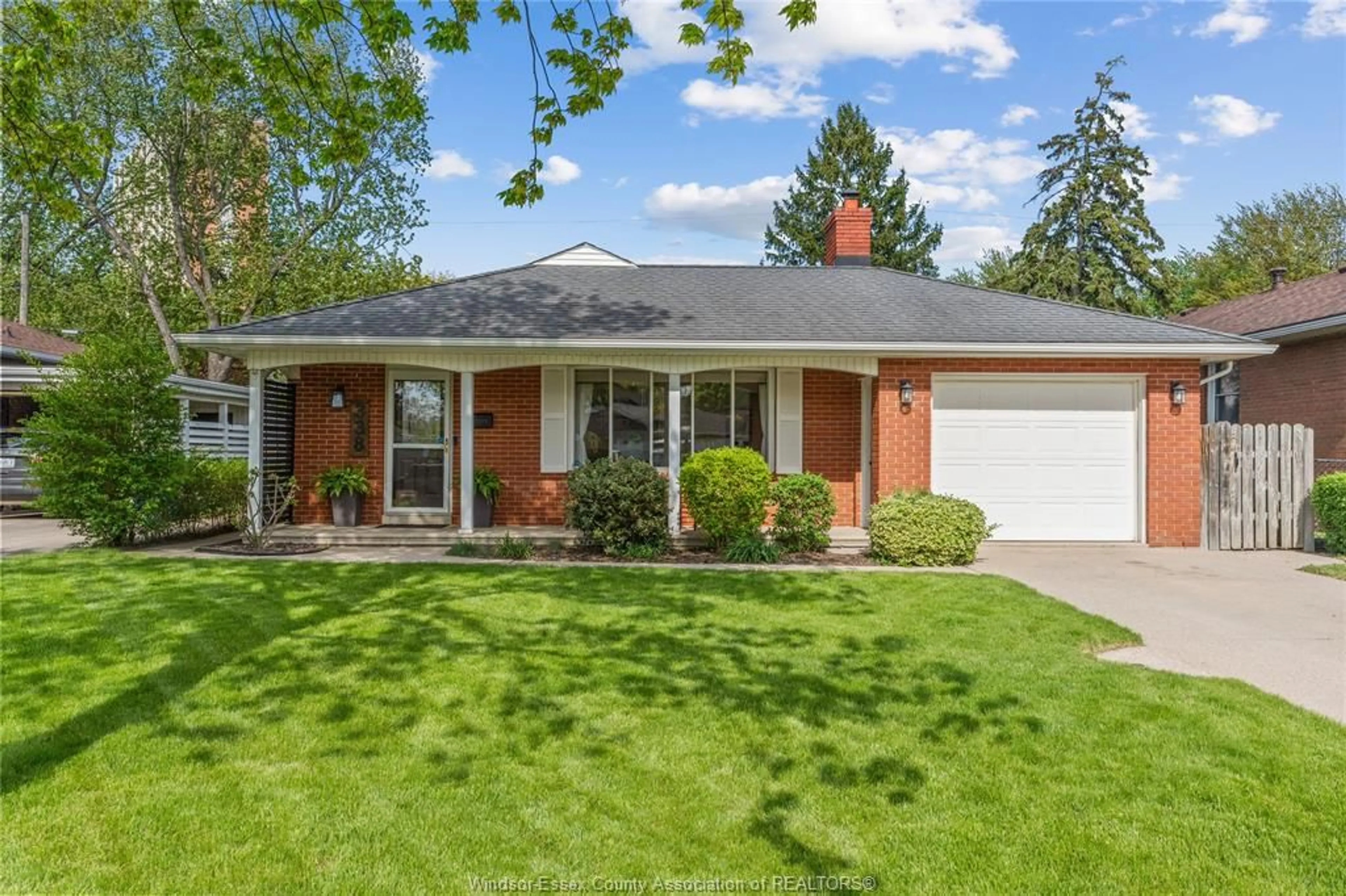 Home with brick exterior material, street for 338 BETTY Dr, Windsor Ontario N8S 3W8