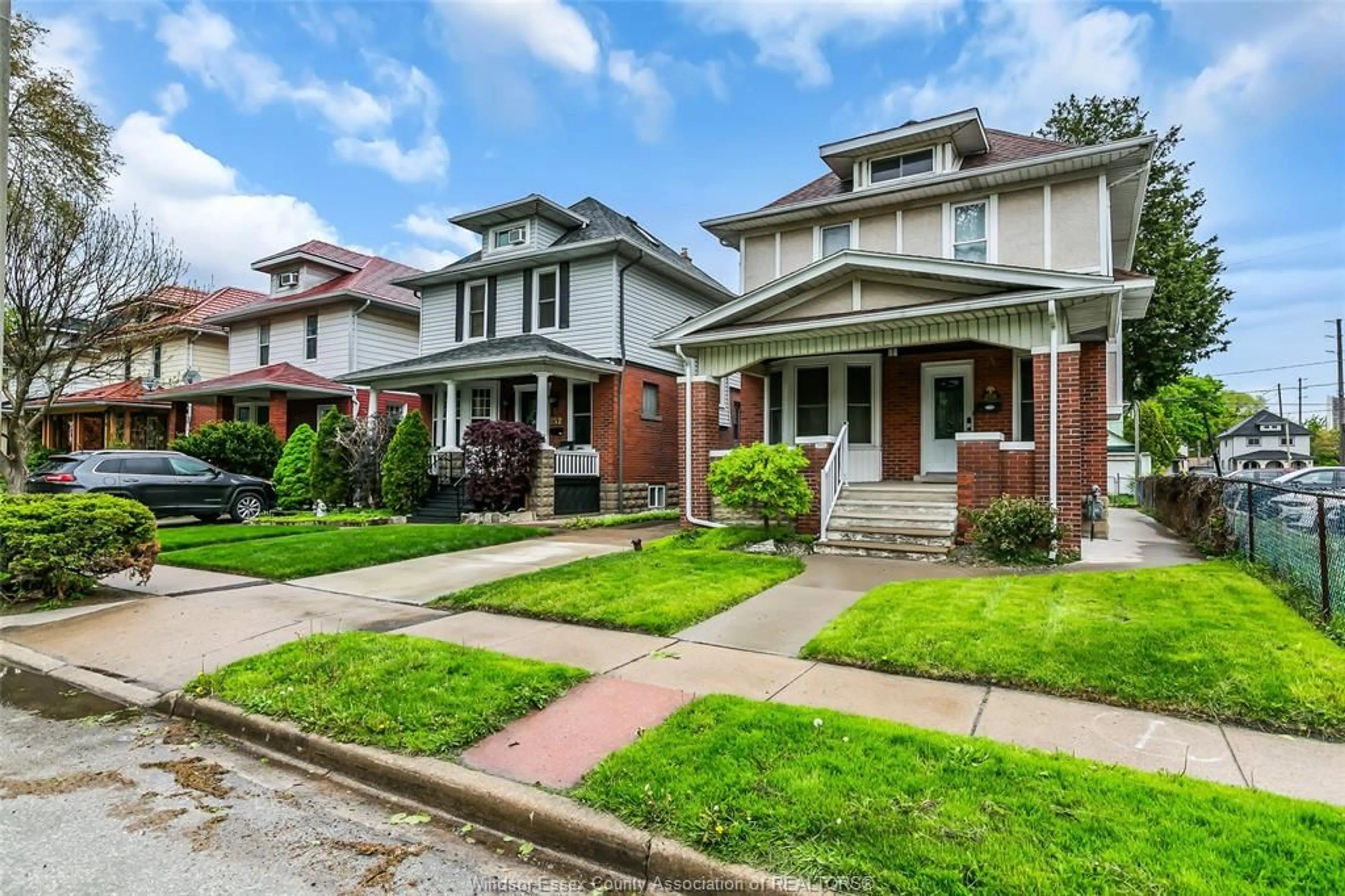 Home with brick exterior material, street for 258 ELM Ave, Windsor Ontario N9A 5G8