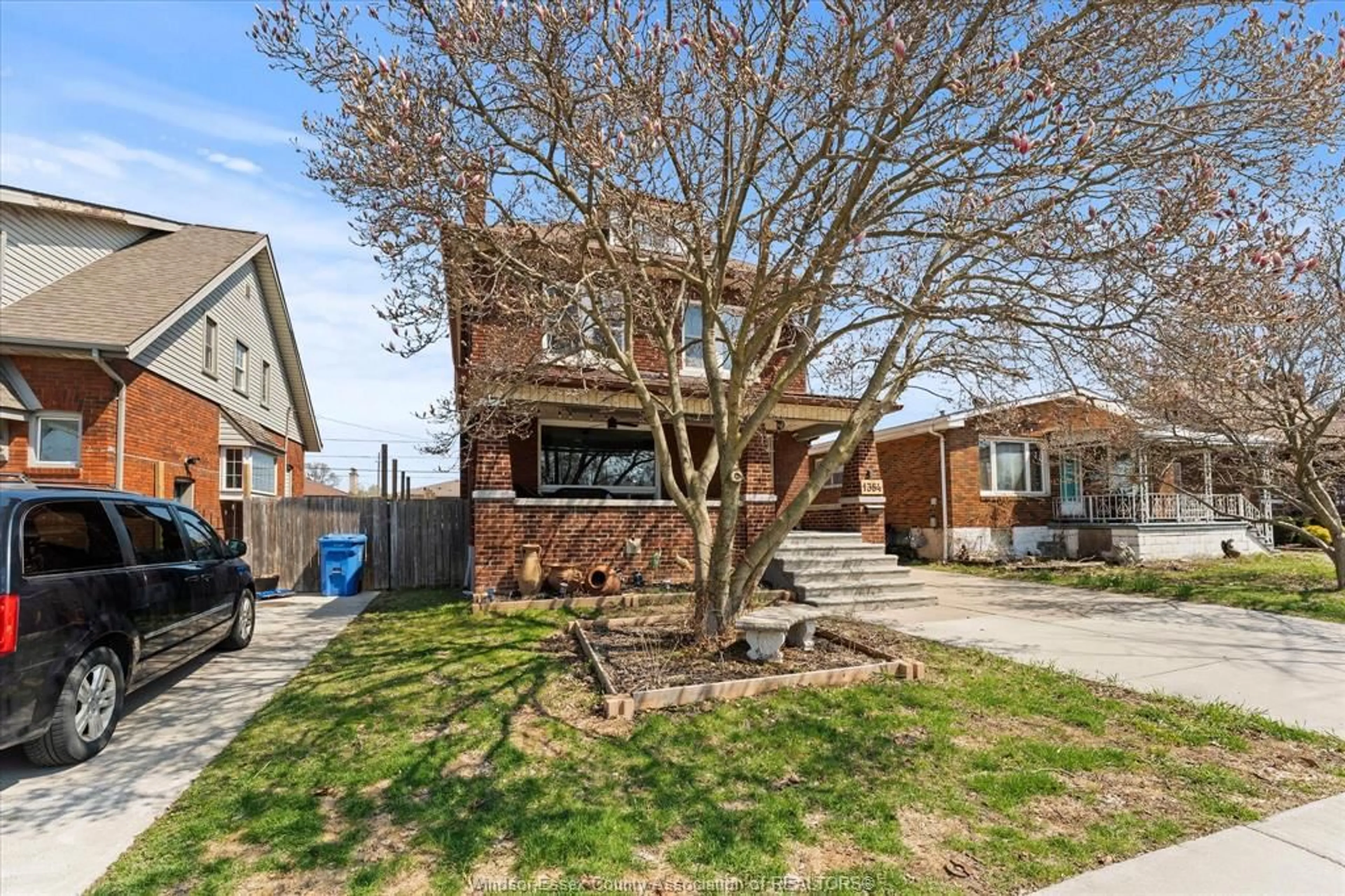 Home with brick exterior material, street for 1384 PILLETTE, Windsor Ontario N8Y 3B9