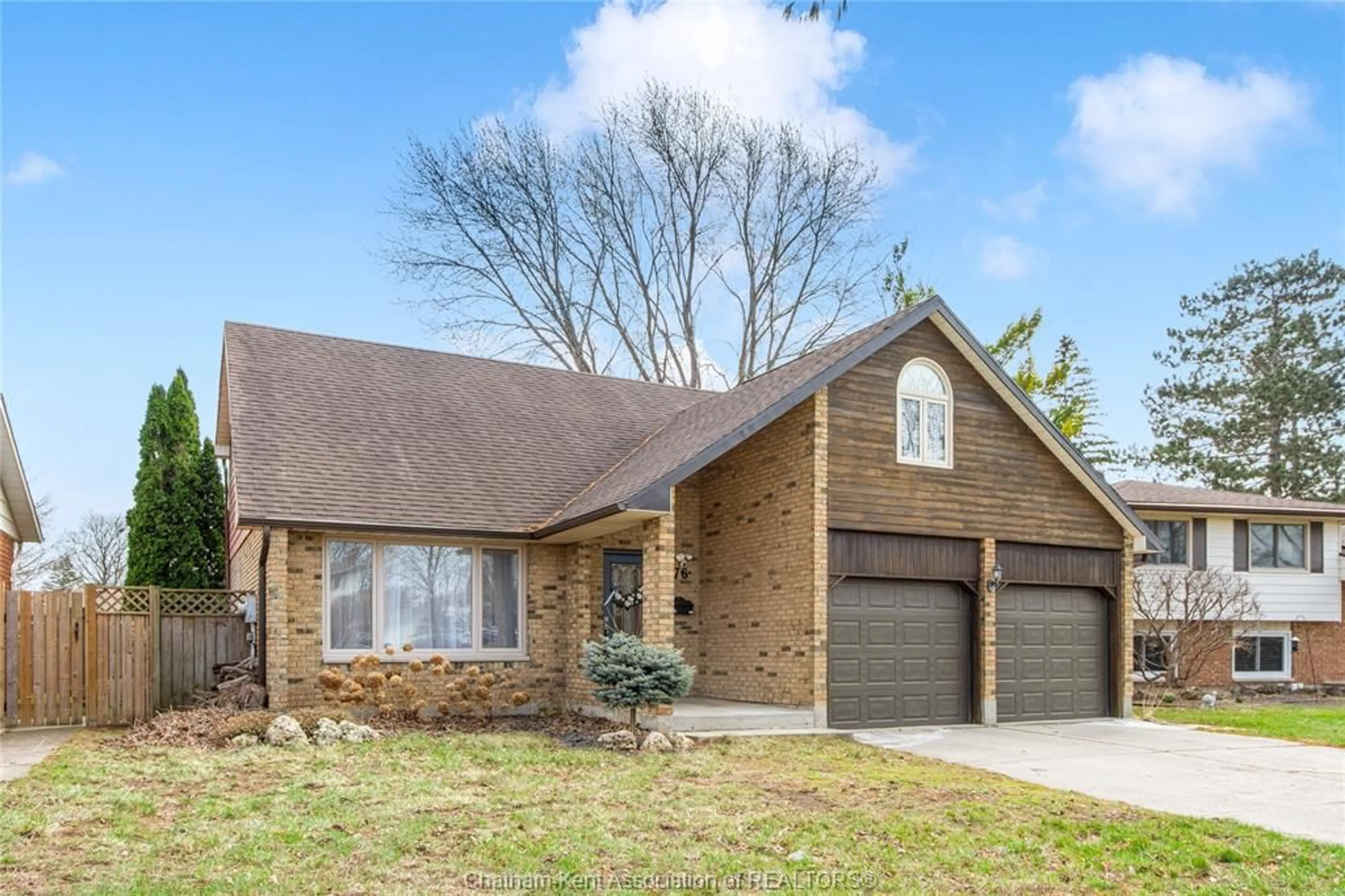 Home with brick exterior material, street for 76 PAMELA Cres, Chatham Ontario N7L 4S5