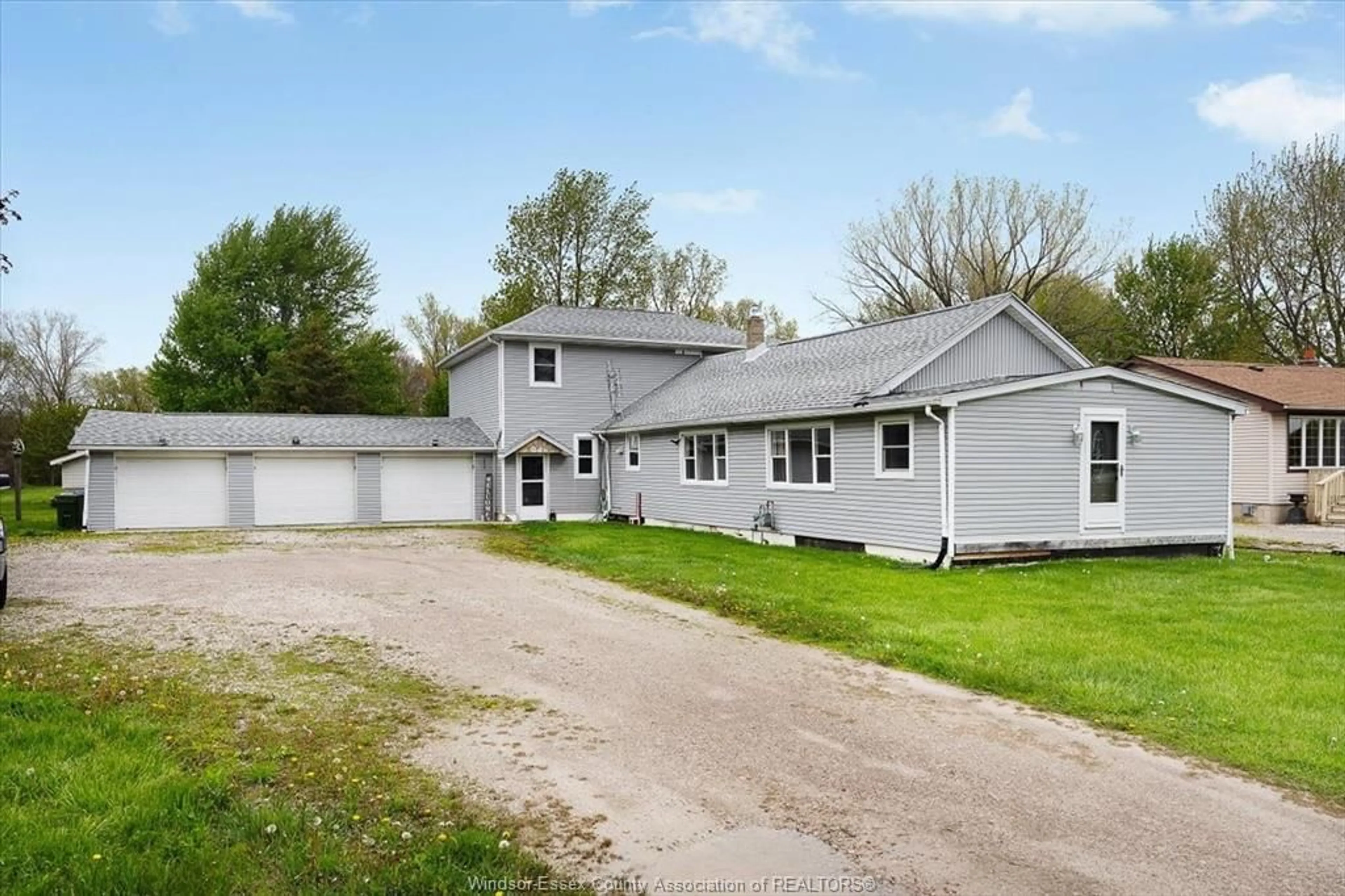 A pic from outside/outdoor area/front of a property/back of a property/a pic from drone, street for 2400 COUNTY RD 20, Harrow Ontario N0R 1G0