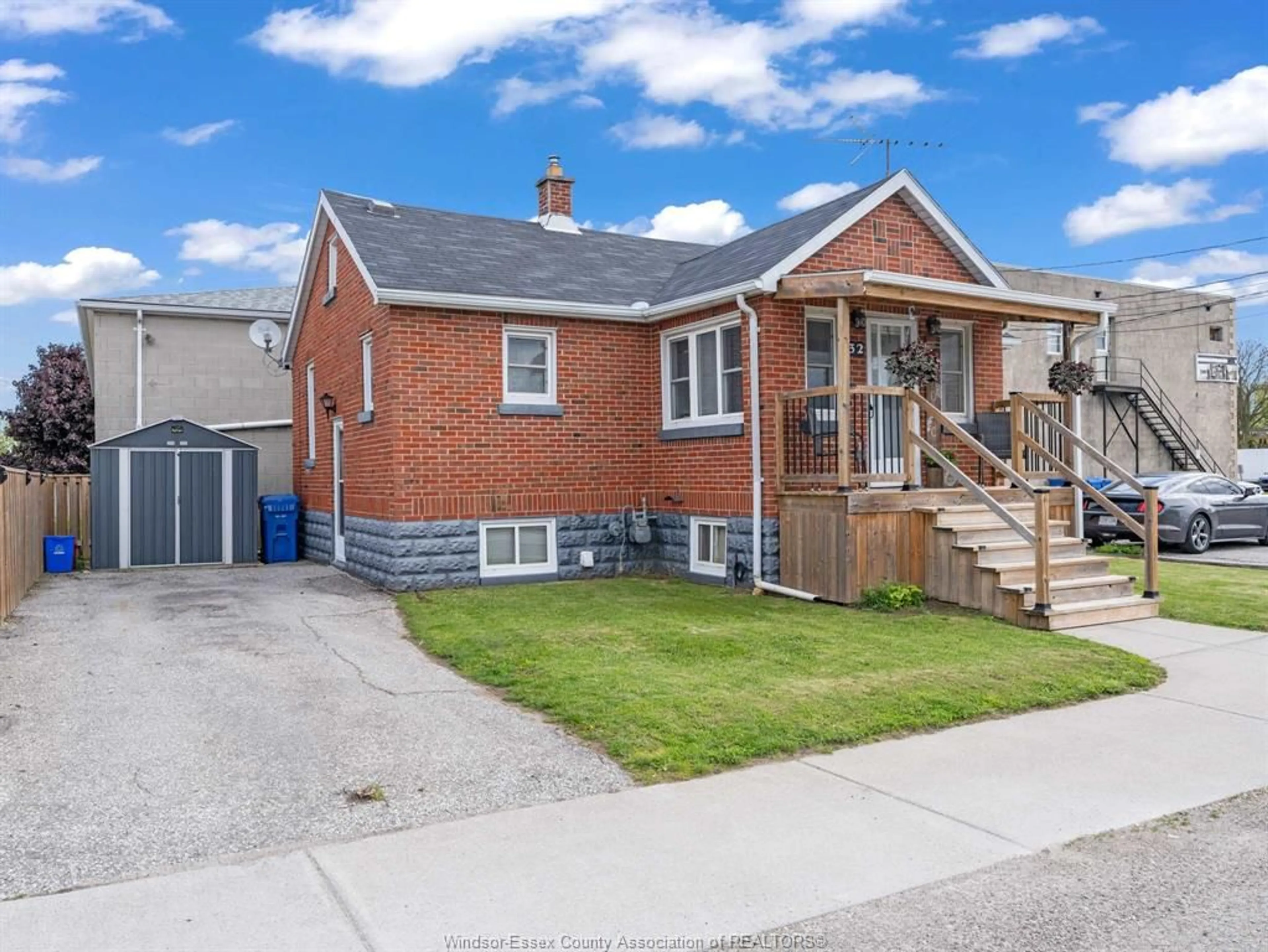 Home with brick exterior material, street for 32 Centre St, Harrow Ontario N0R 1G0