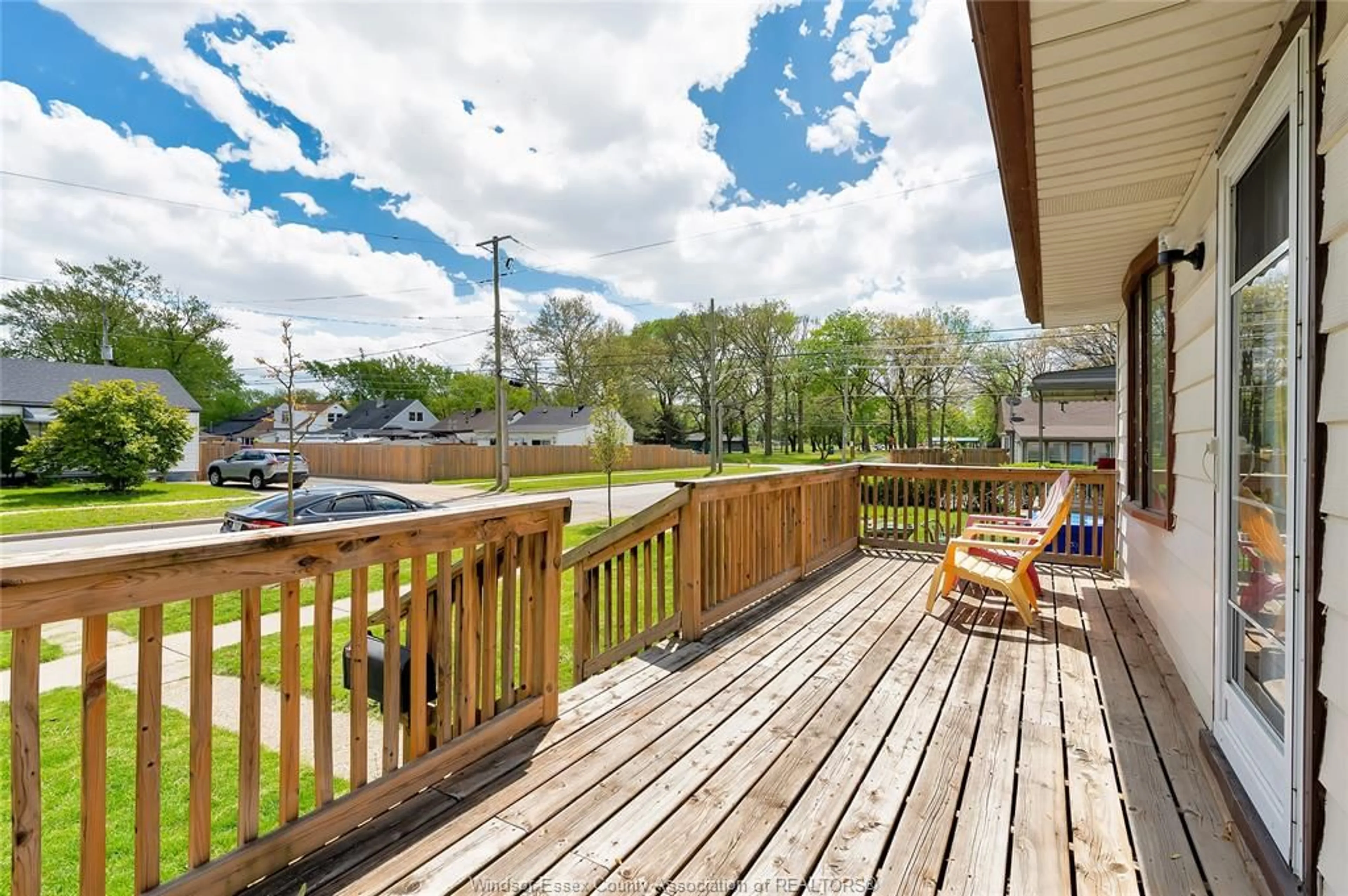 Patio, water/lake/river/ocean view for 3666 GIRARDOT St, Windsor Ontario N9C 1W5