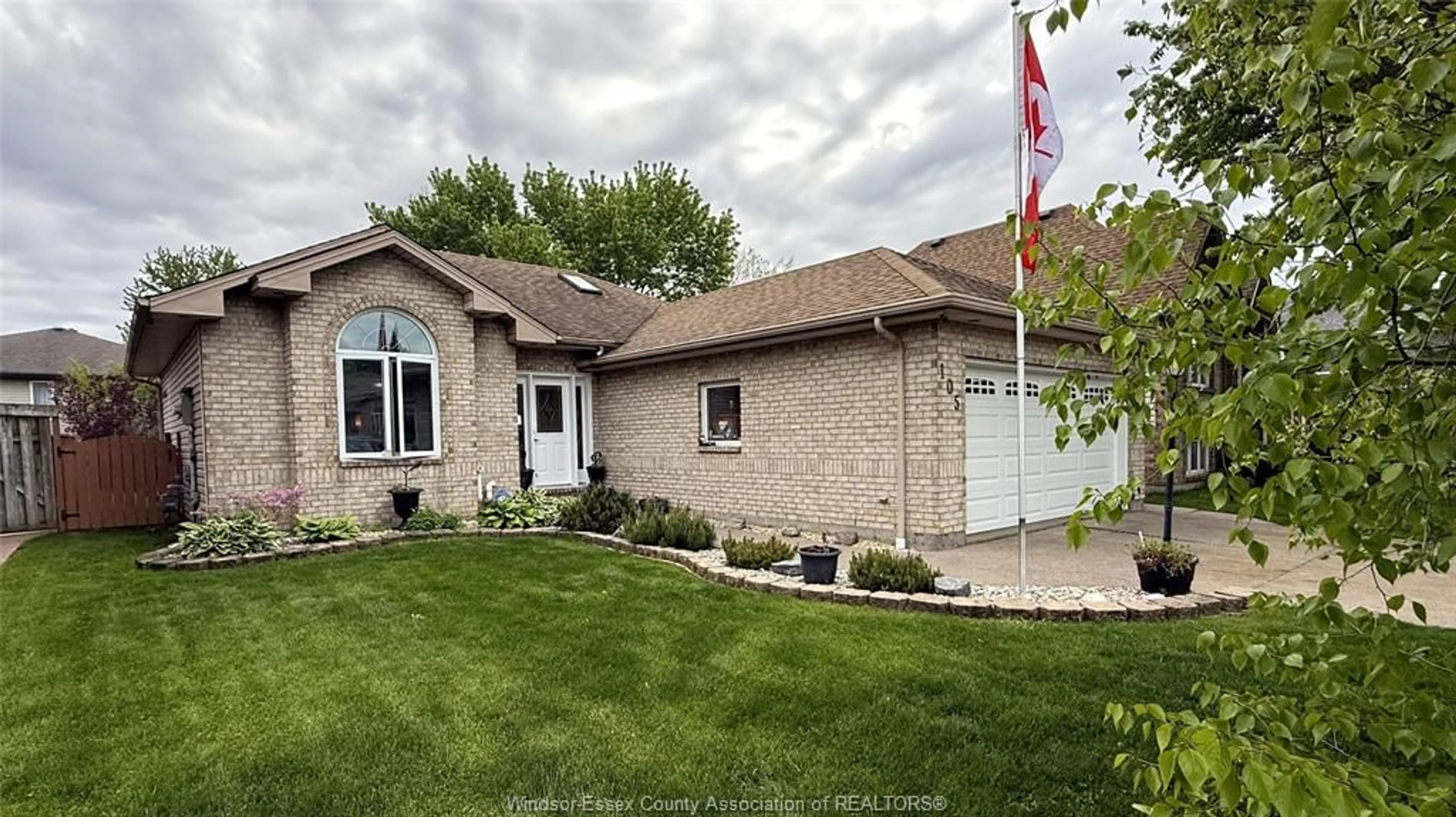 Home with brick exterior material, street for 105 MOUSSEAU Cres, Belle River Ontario N8L 0M5